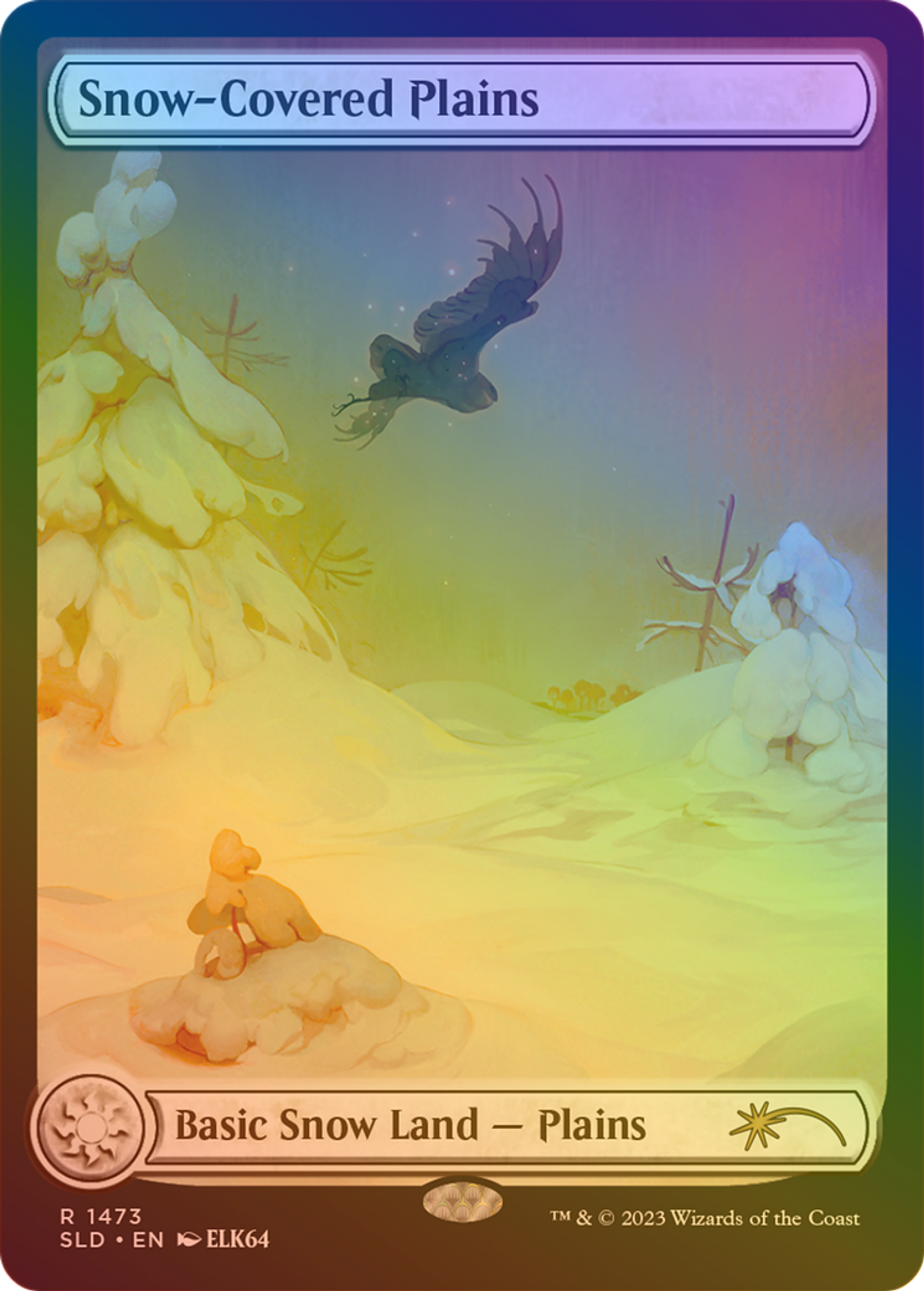 Snow-Covered Plains — Secret Lair Drop — Magic: The Gathering
