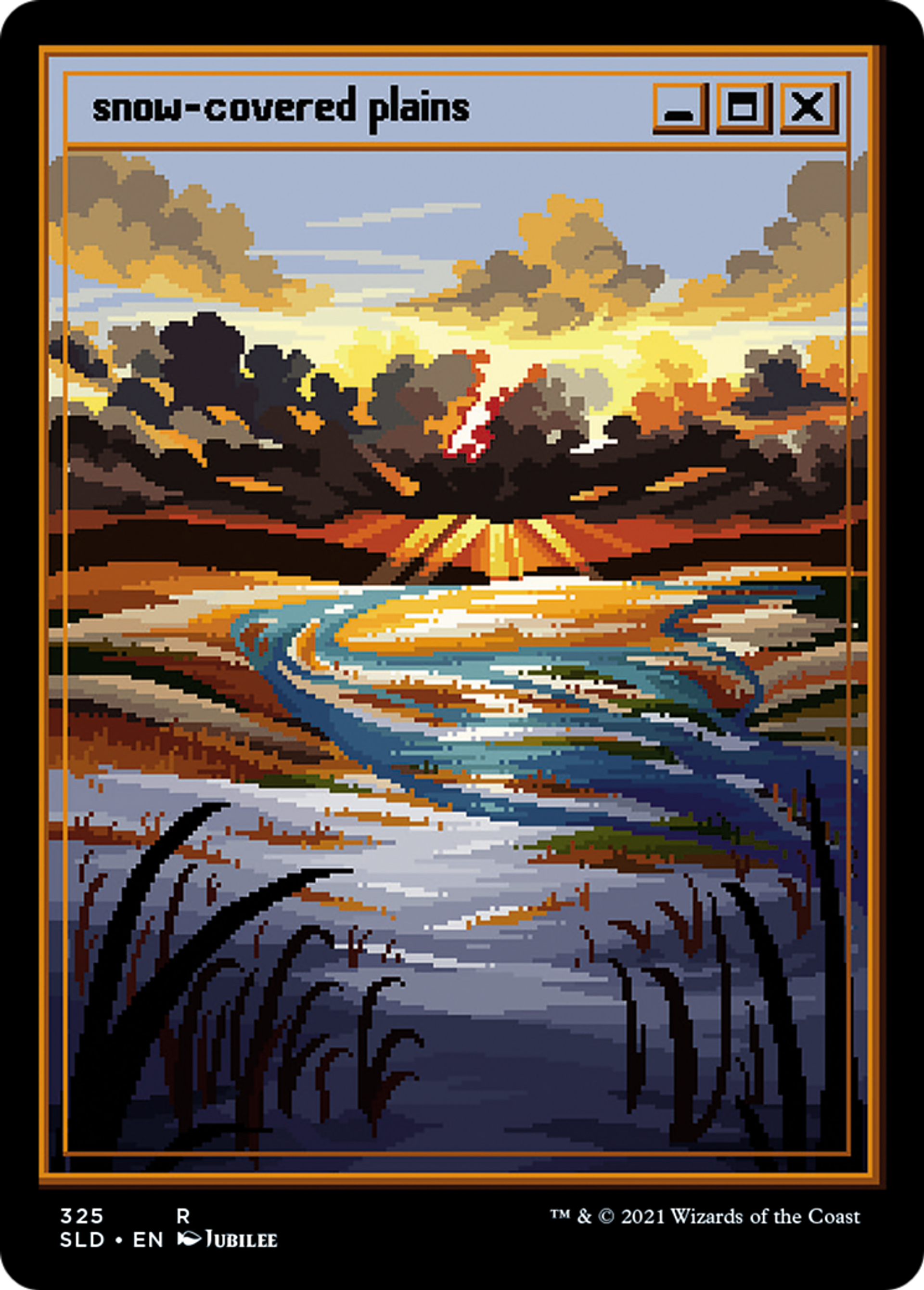 Snow-Covered Plains — Secret Lair Drop — Magic: The Gathering