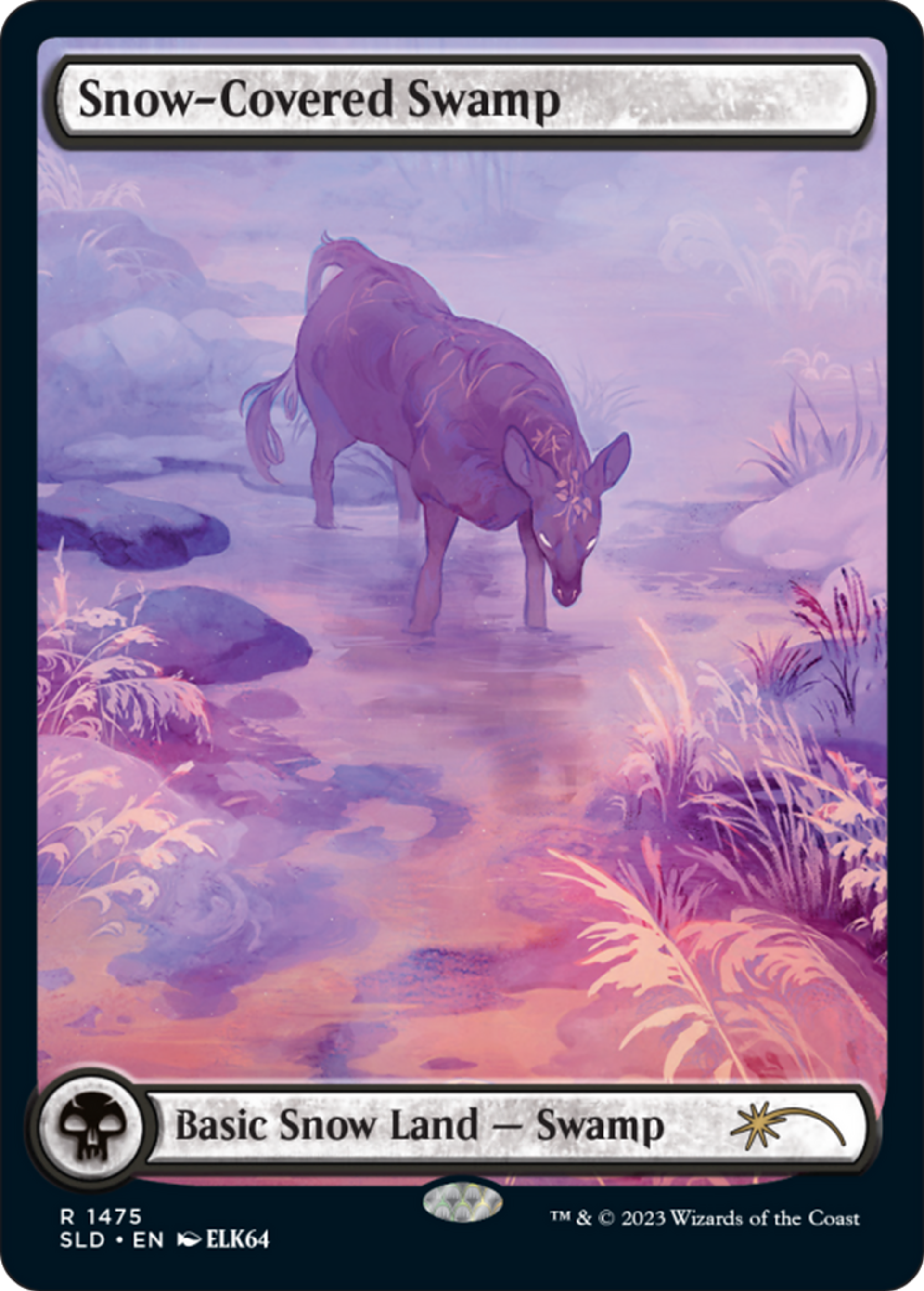 Snow-Covered Swamp — Secret Lair Drop — Magic: The Gathering