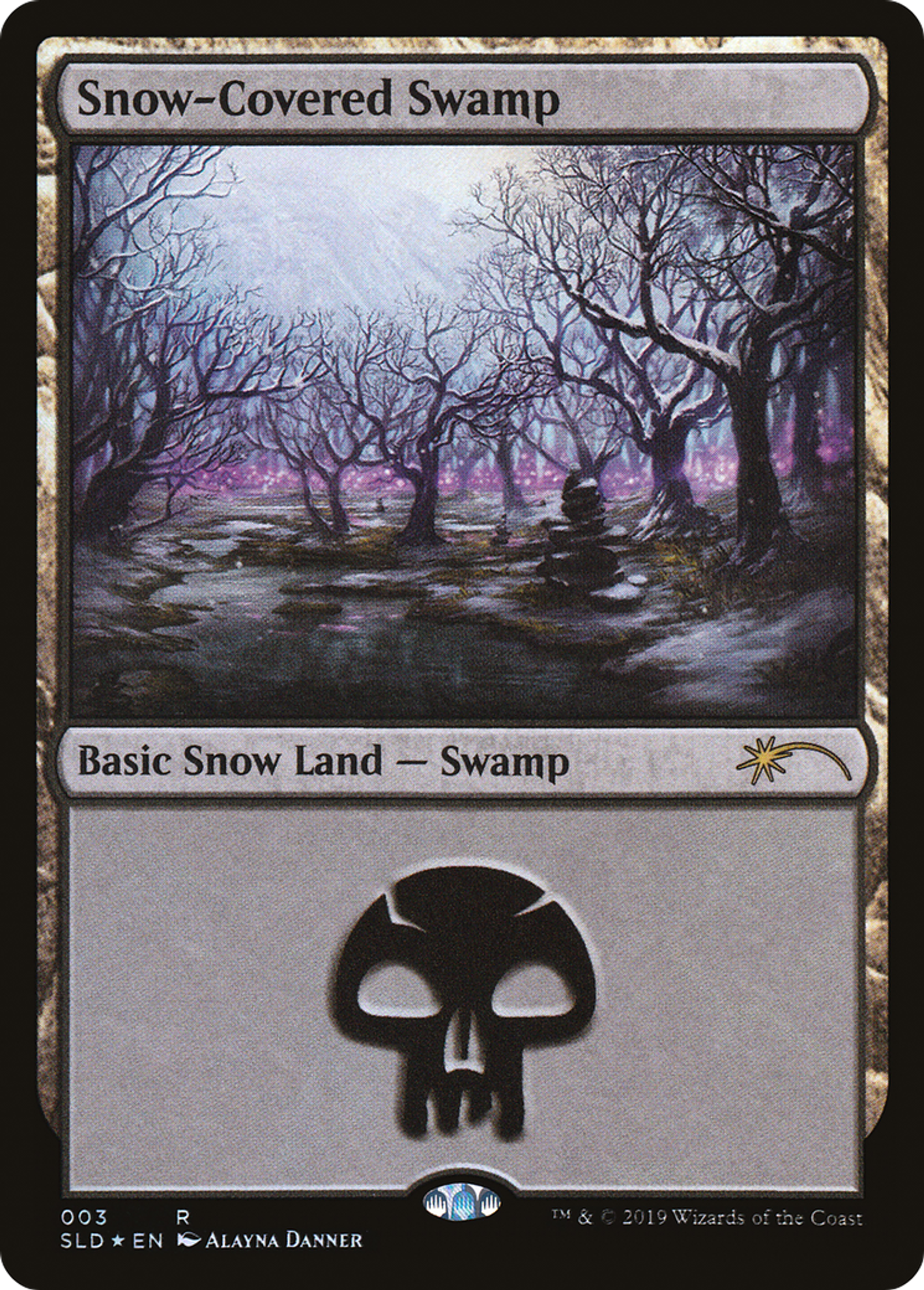 Snow-Covered Swamp — Secret Lair Drop — Magic: The Gathering