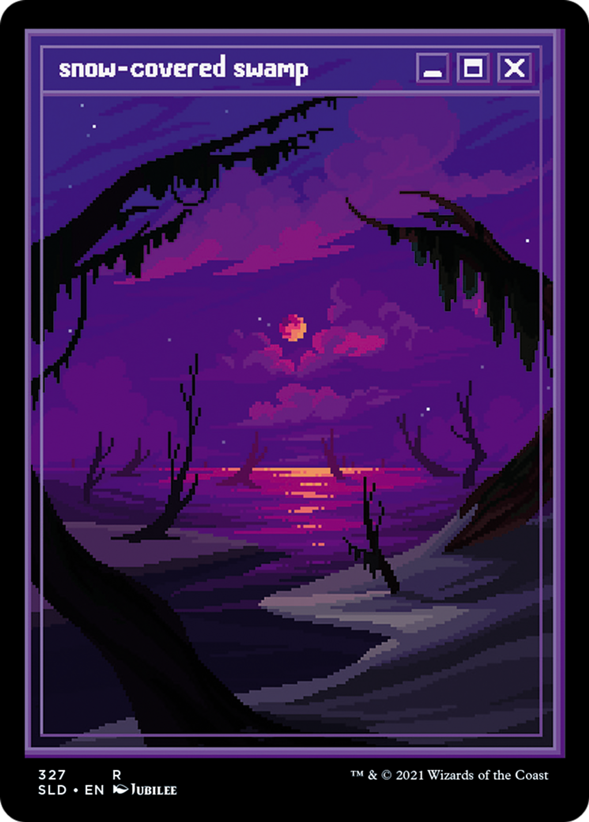 Snow-Covered Swamp — Secret Lair Drop — Magic: The Gathering