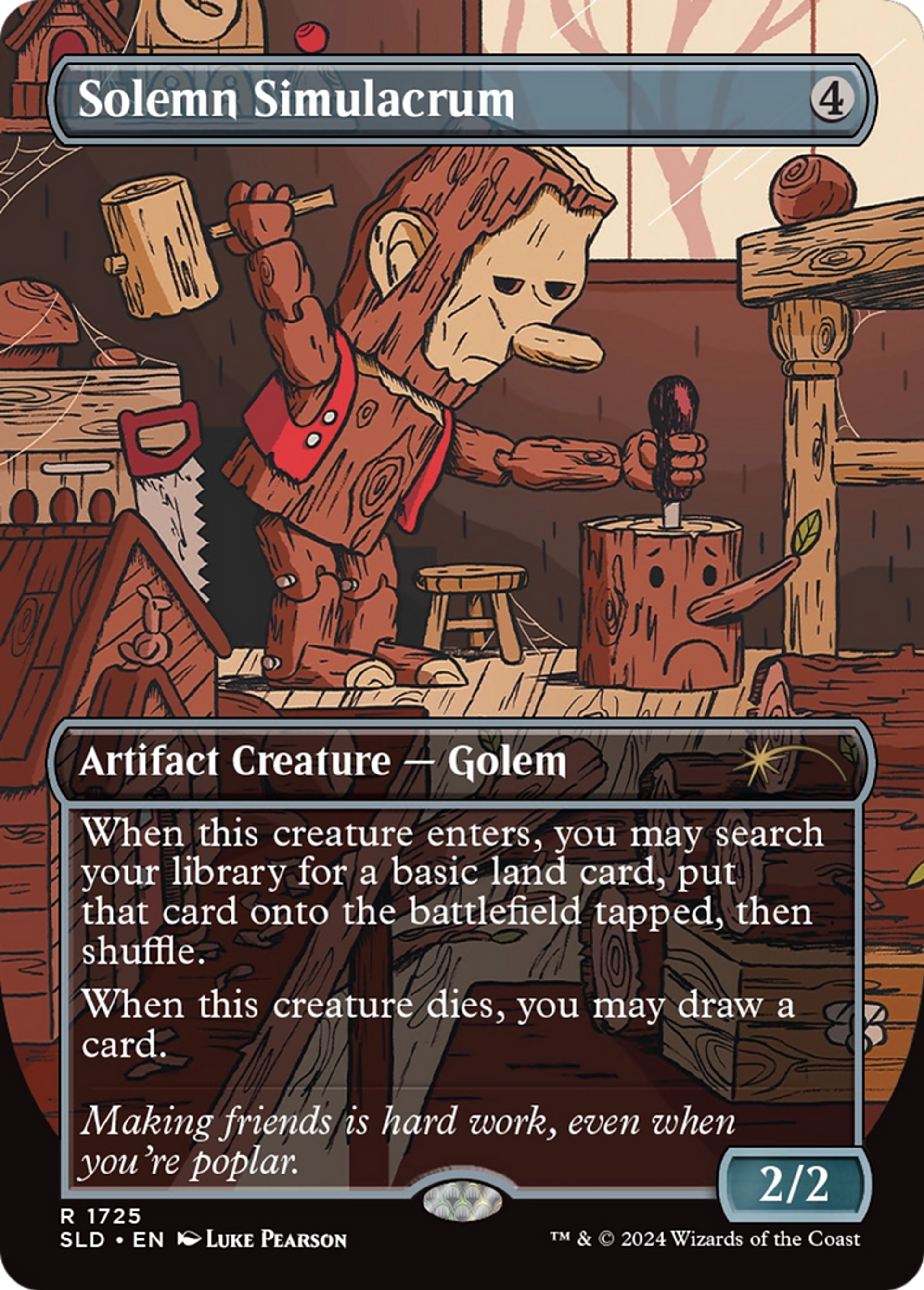 Solemn Simulacrum — Secret Lair Drop — Magic: The Gathering