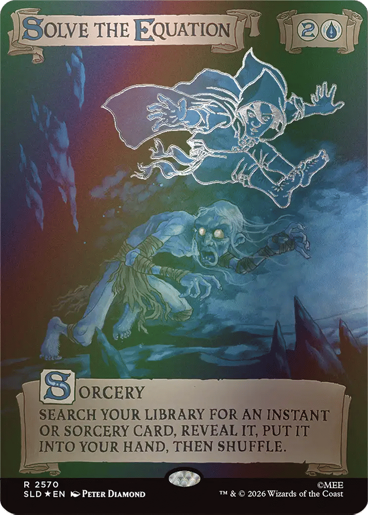 Solve the Equation — Secret Lair Drop — Magic: The Gathering