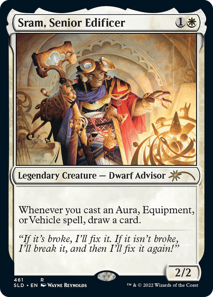 Sram, Senior Edificer — Secret Lair Drop — Magic: The Gathering