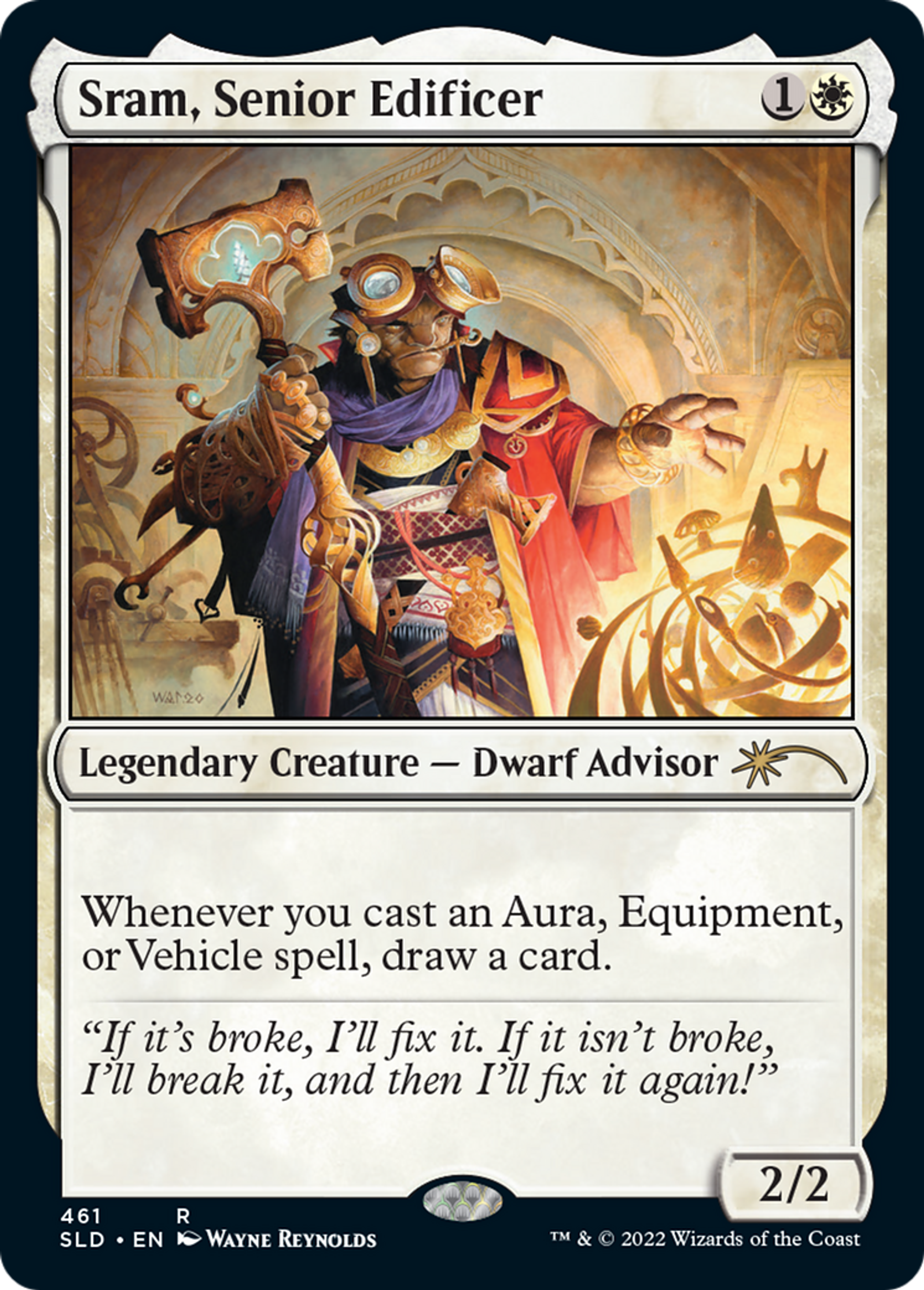 Sram, chef édificateur — Secret Lair Drop — Magic: The Gathering
