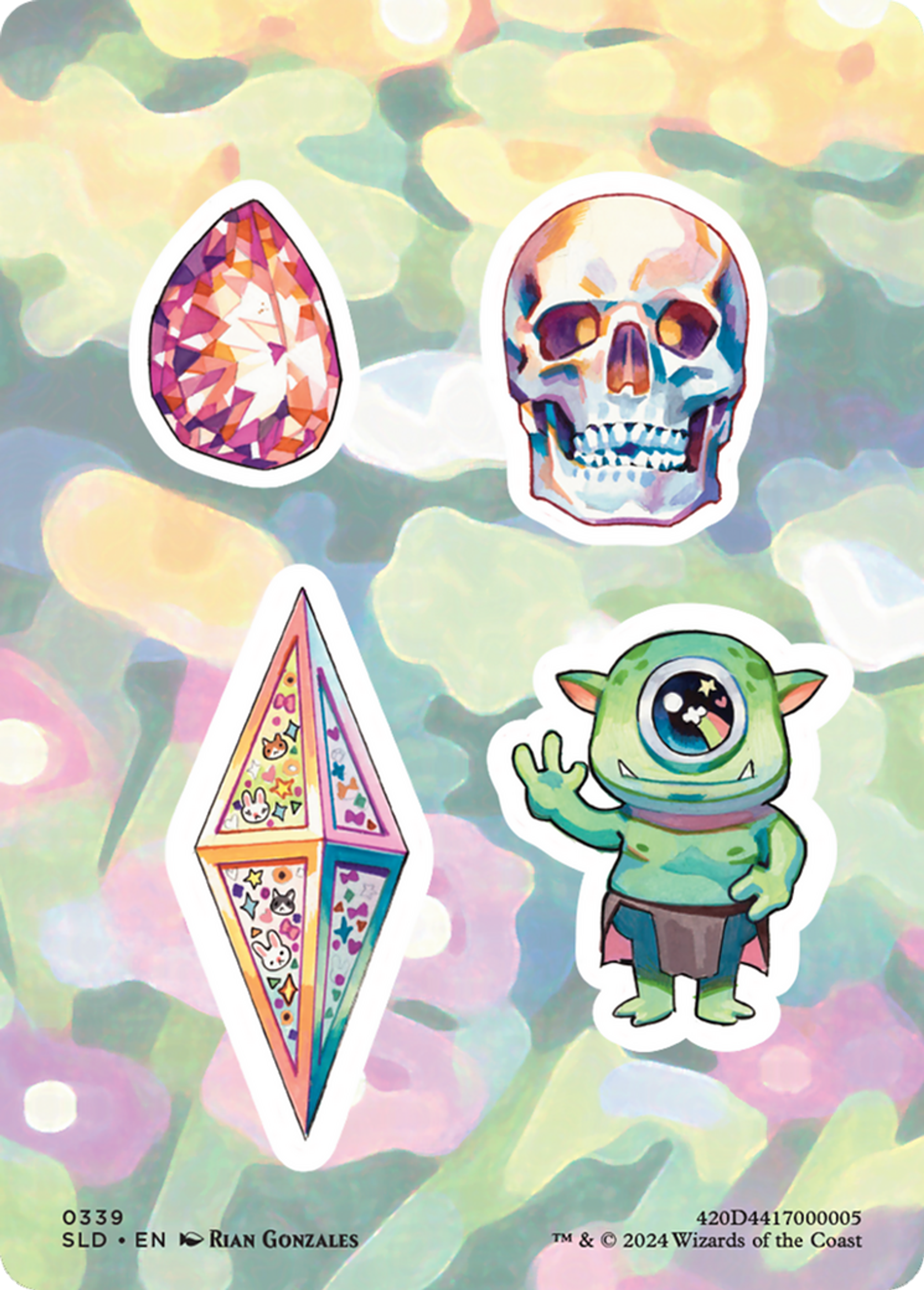 Sticker sheet — Secret Lair Drop — Magic: The Gathering