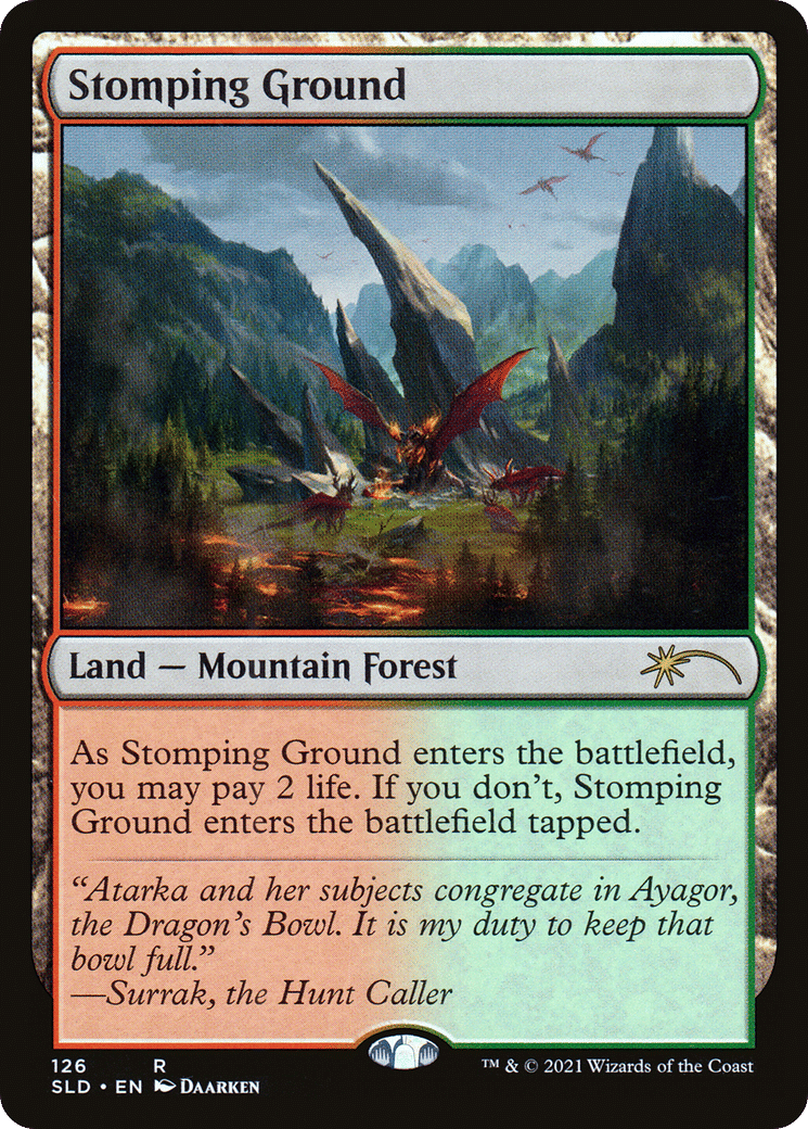 Stomping Ground — Secret Lair Drop — Magic: The Gathering
