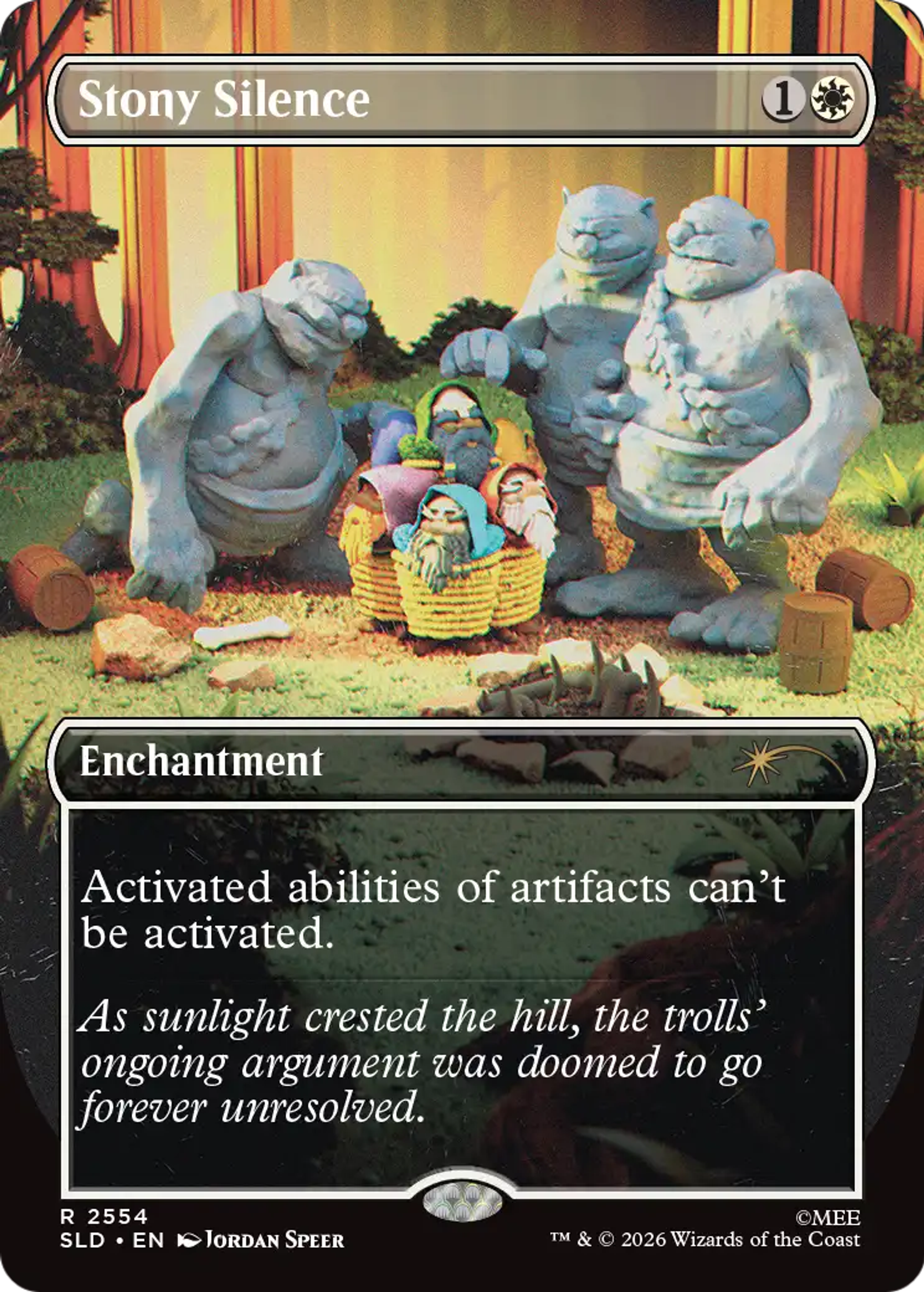 Stony Silence — Secret Lair Drop — Magic: The Gathering