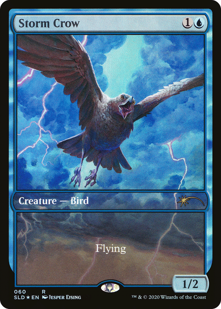 Storm Crow — Secret Lair Drop — Magic: The Gathering