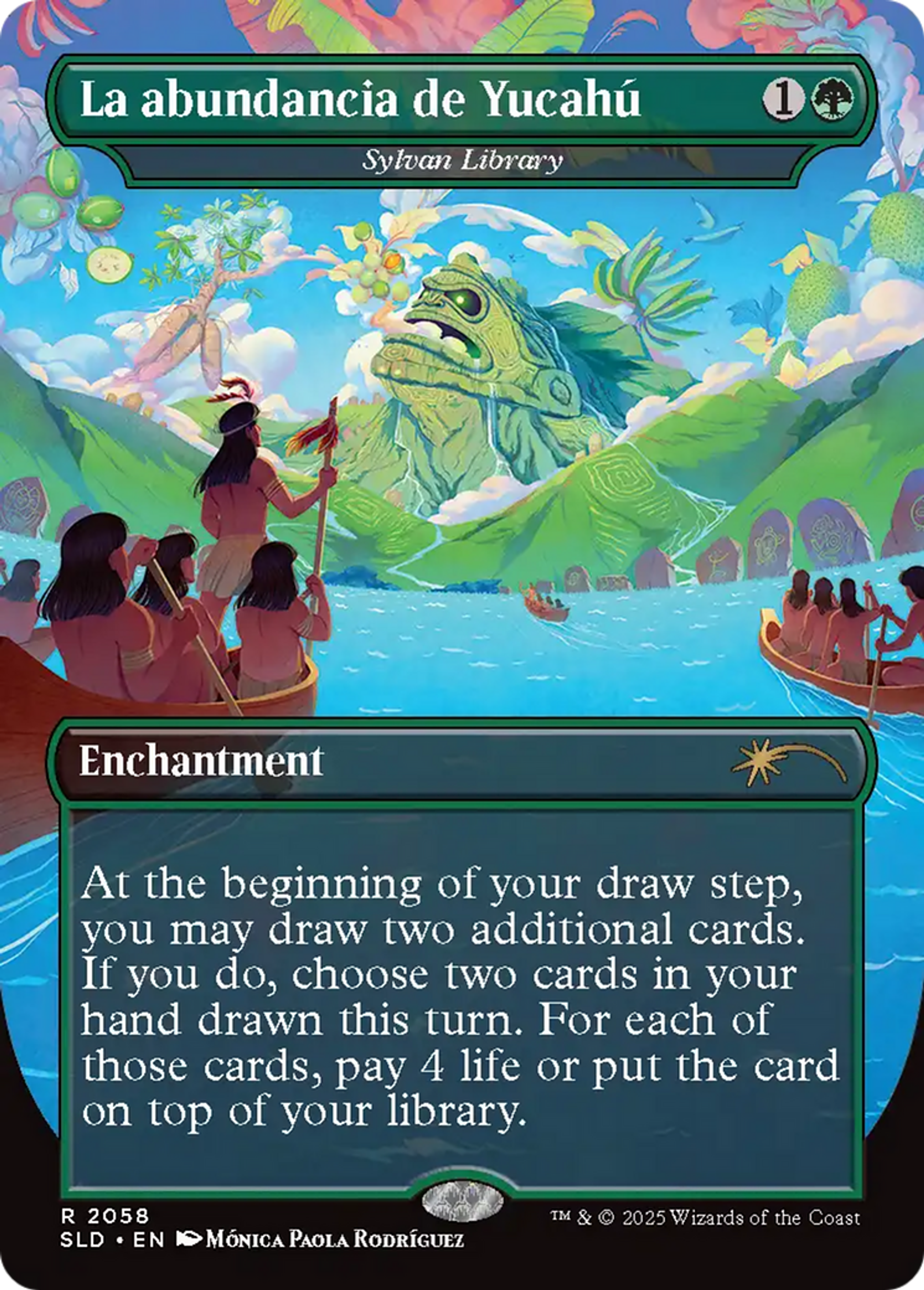 Sylvan Library — Secret Lair Drop — Magic: The Gathering