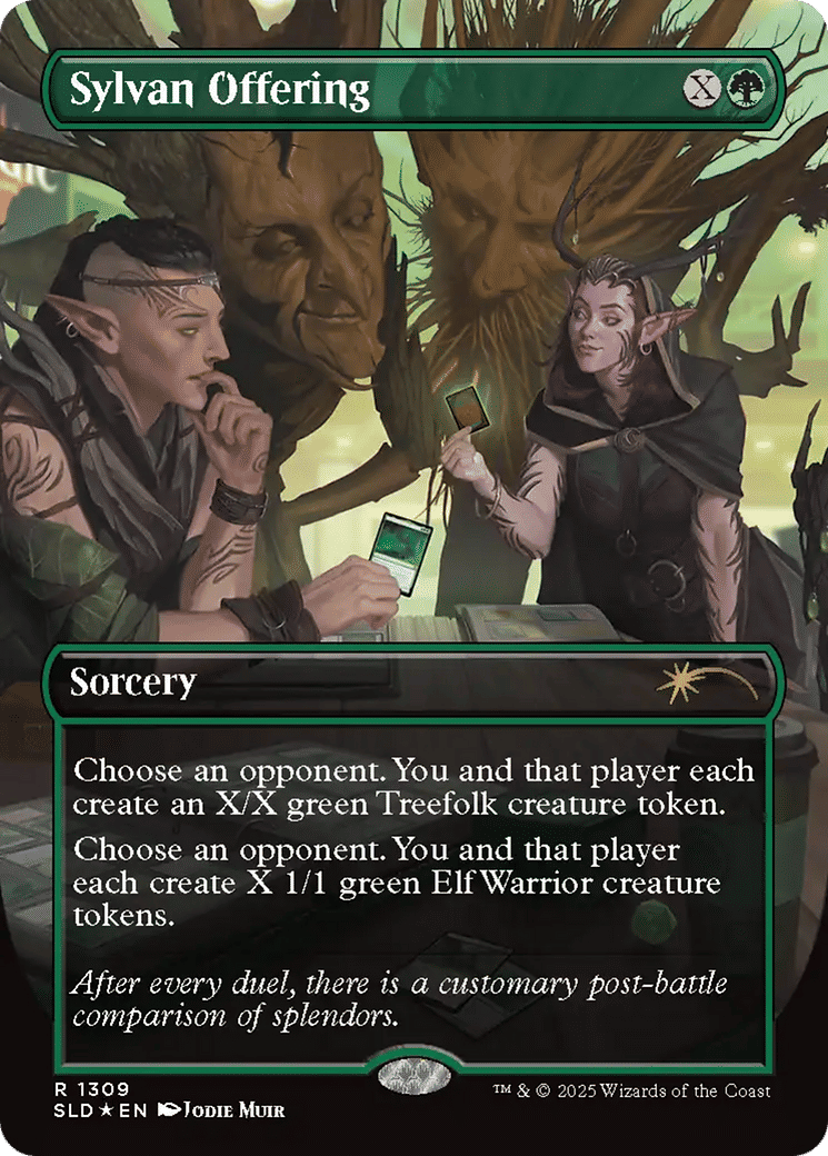 Sylvan Offering — Secret Lair Drop — Magic: The Gathering