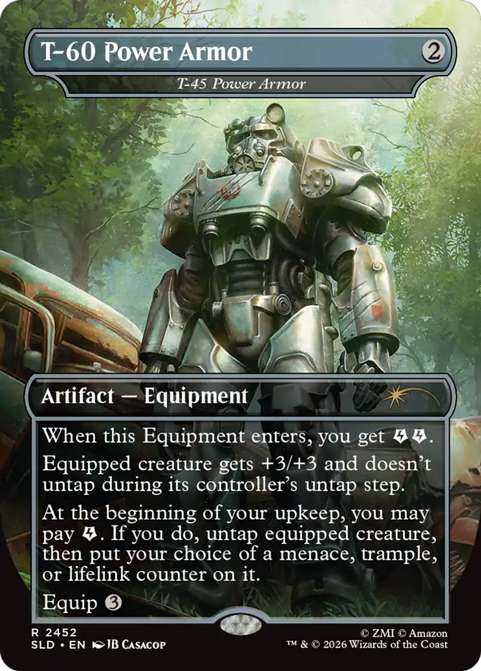 T-45 Power Armor — Secret Lair Drop — Magic: The Gathering