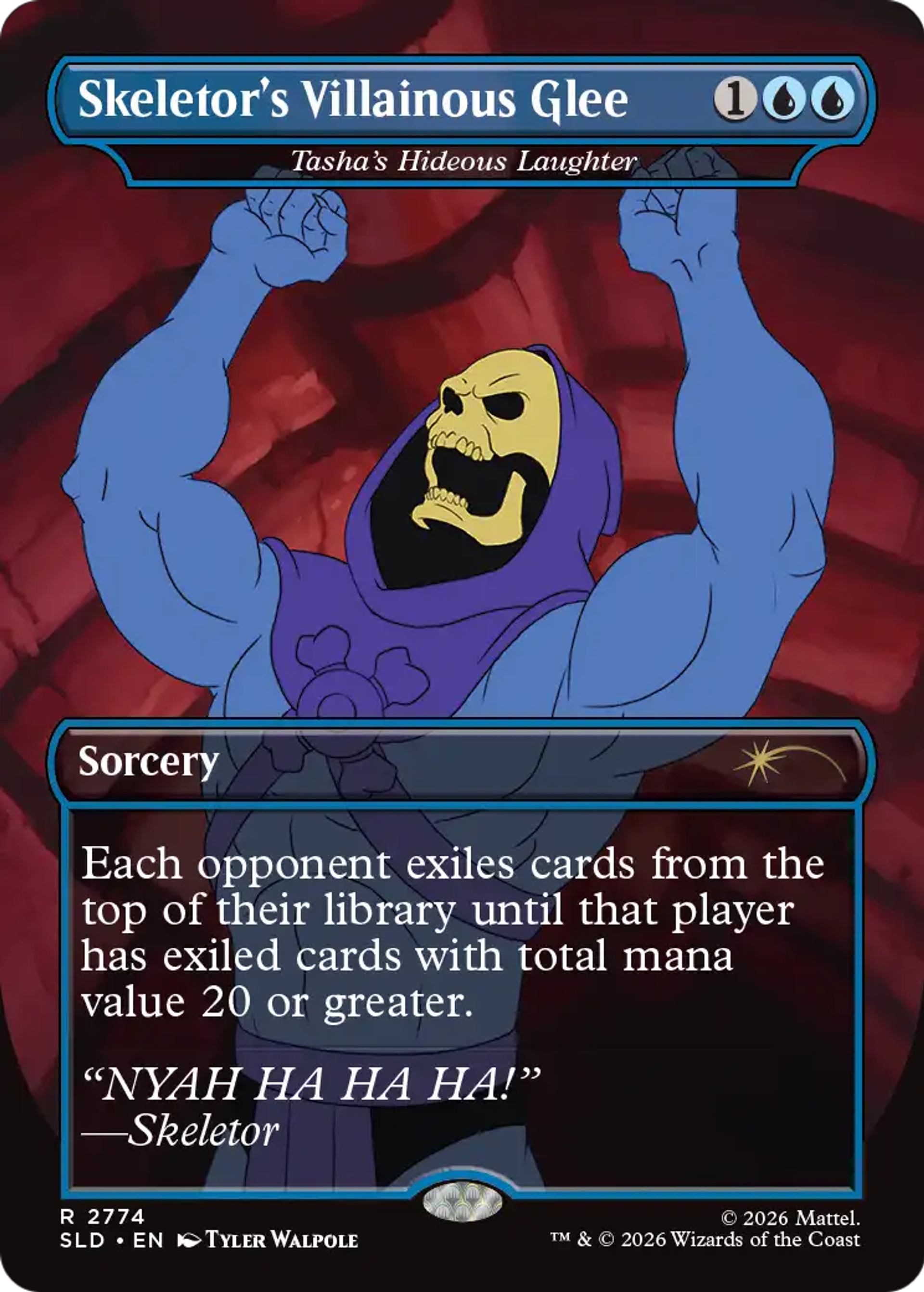 Tasha's Hideous Laughter — Secret Lair Drop — Magic: The Gathering