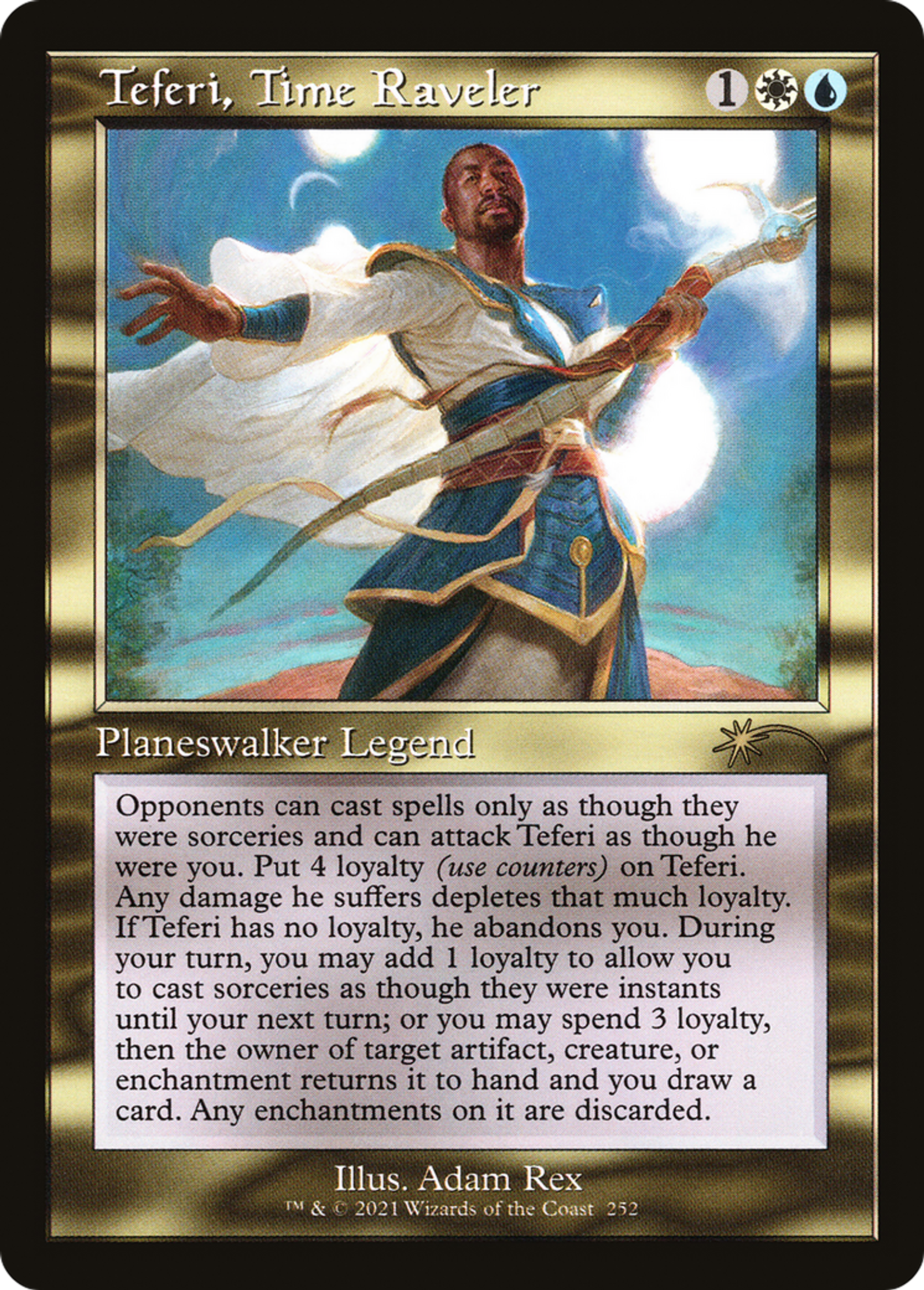 Téfeiri, effileur de temps — Secret Lair Drop — Magic: The Gathering