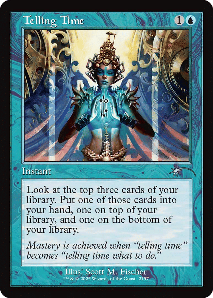 Telling Time — Secret Lair Drop — Magic: The Gathering