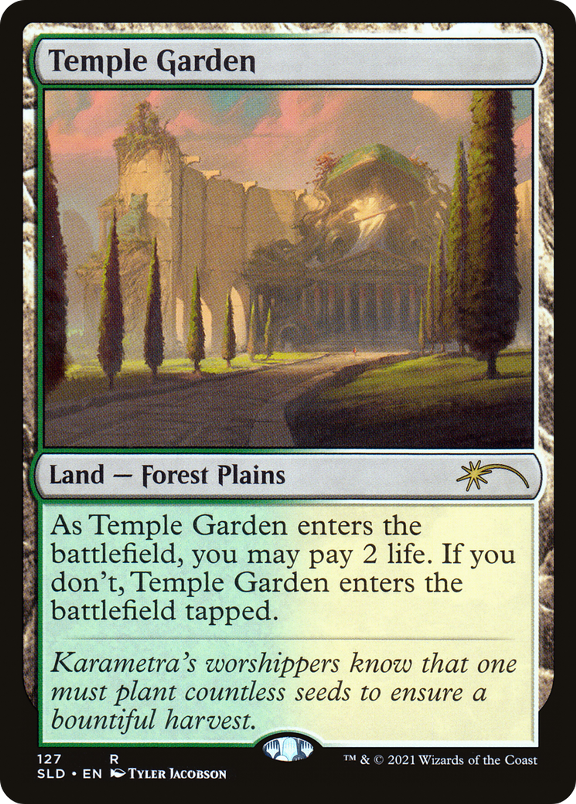 Jardin du temple — Secret Lair Drop — Magic: The Gathering