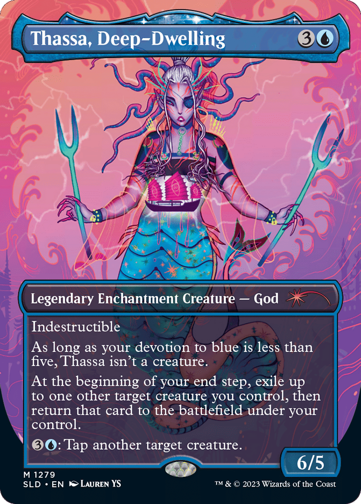 Thassa, Deep-Dwelling — Secret Lair Drop — Magic: The Gathering