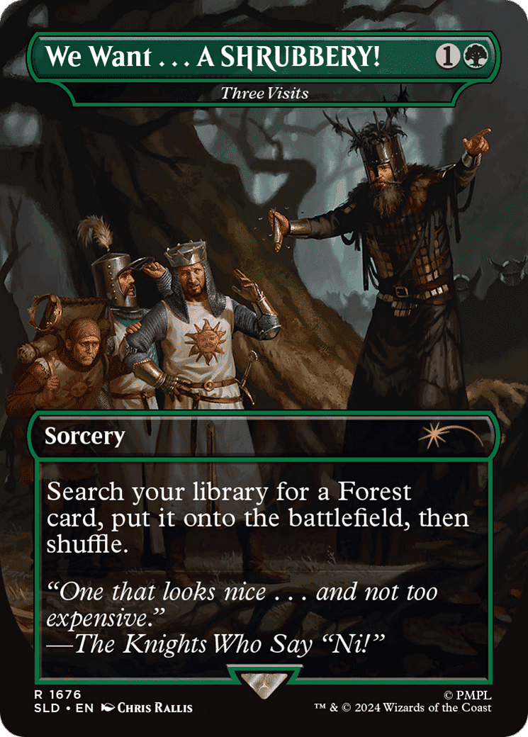Three Visits — Secret Lair Drop — Magic: The Gathering