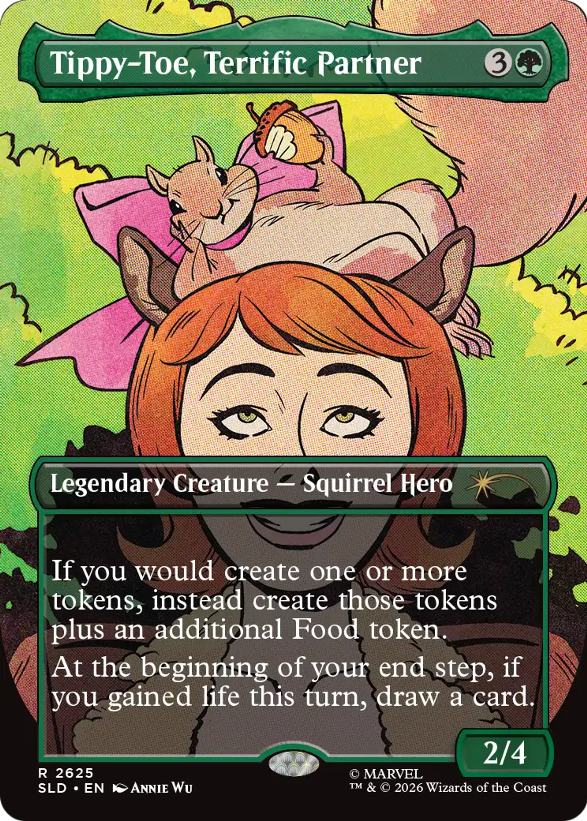 Tippy-Toe, Terrific Partner — Secret Lair Drop — Magic: The Gathering