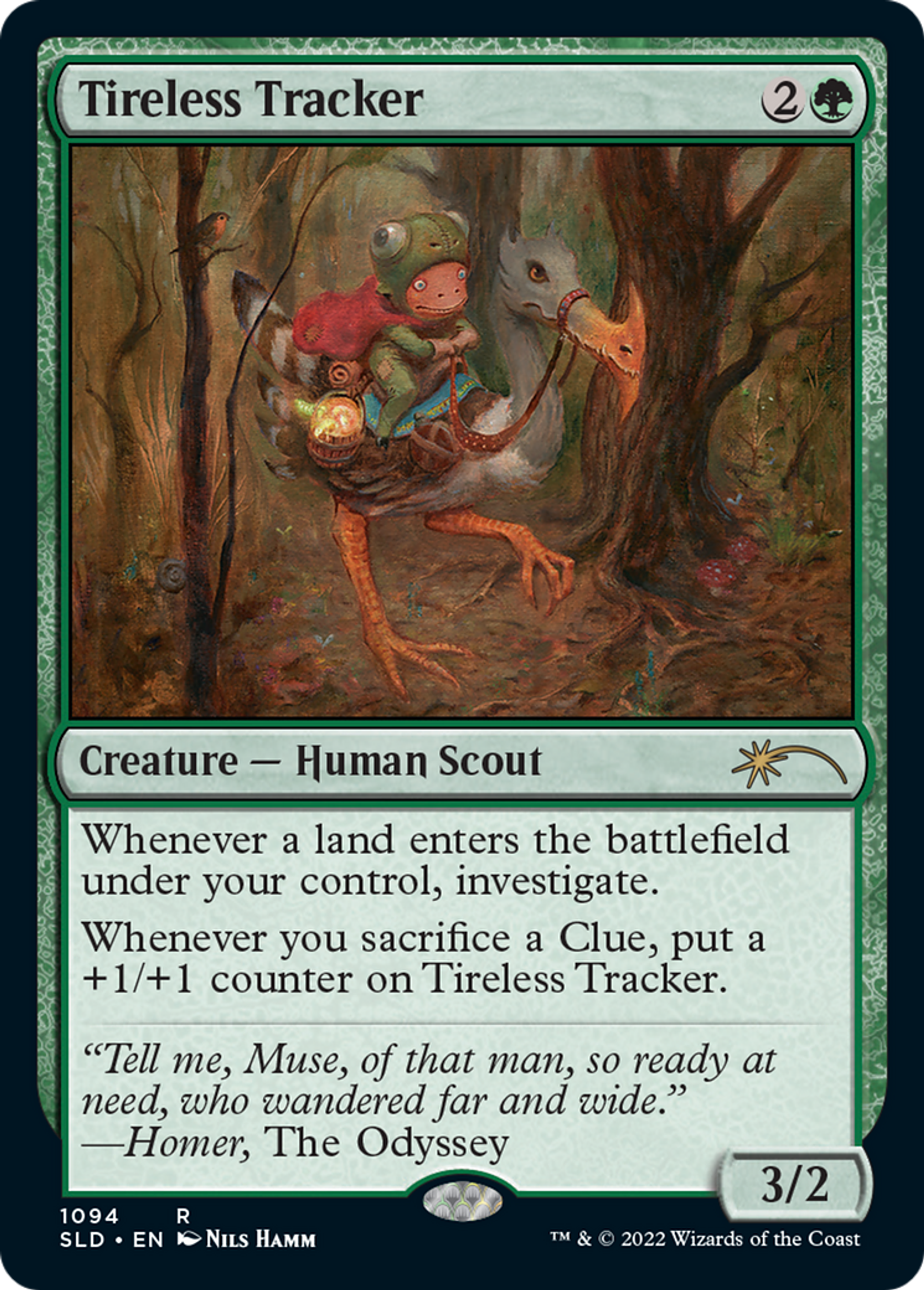 Traqueuse infatigable — Secret Lair Drop — Magic: The Gathering