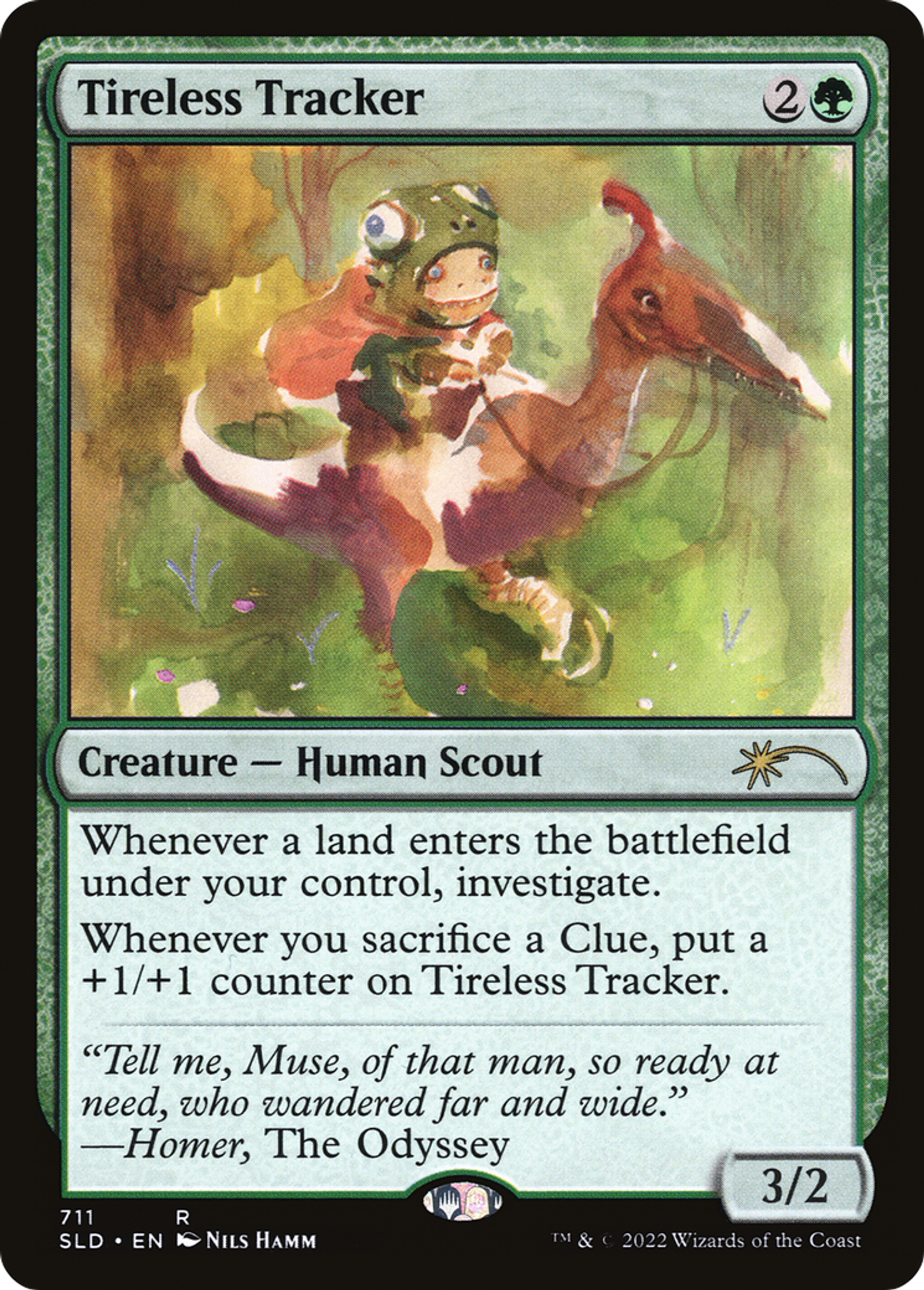 Traqueuse infatigable — Secret Lair Drop — Magic: The Gathering