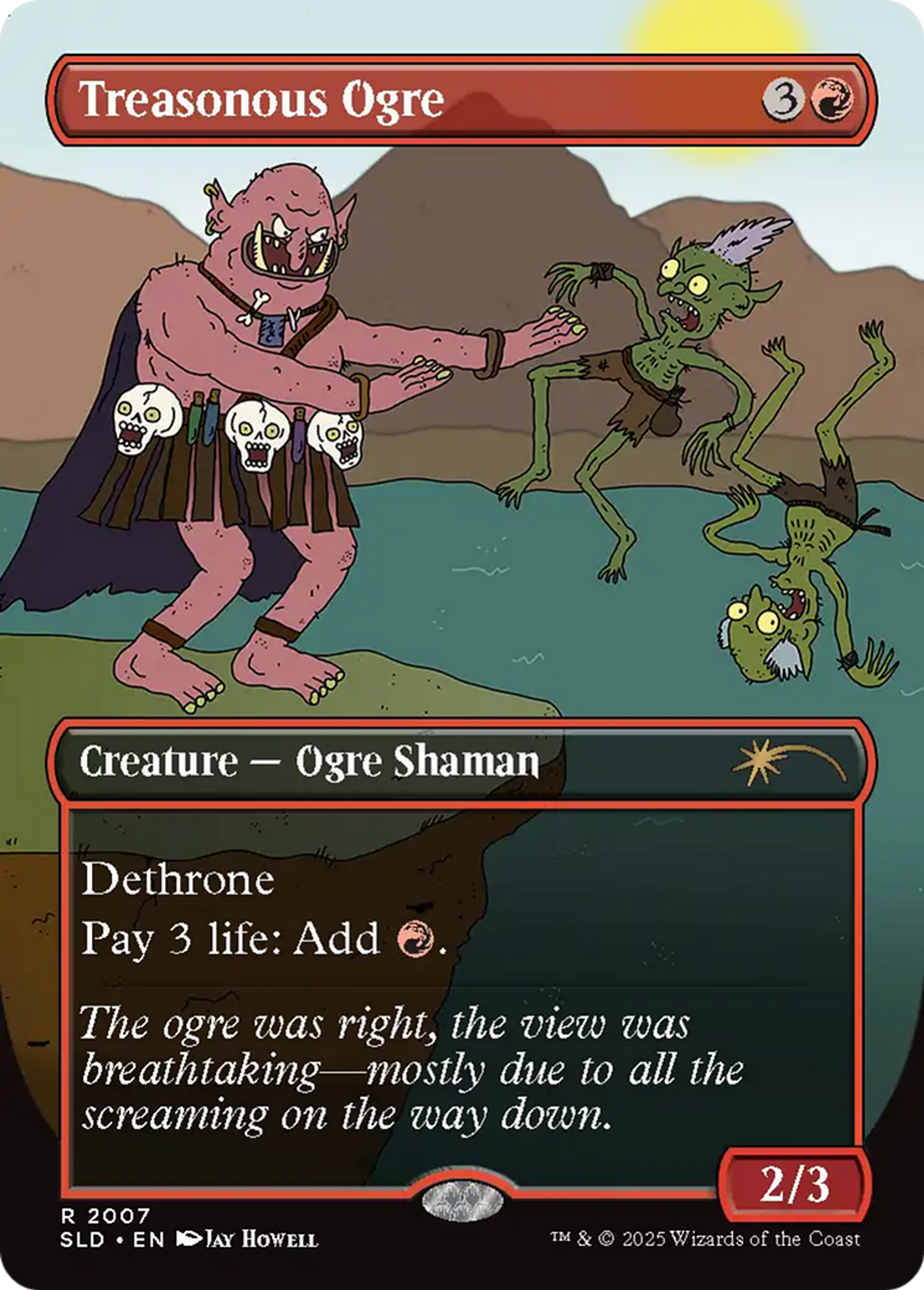 Treasonous Ogre — Secret Lair Drop — Magic: The Gathering