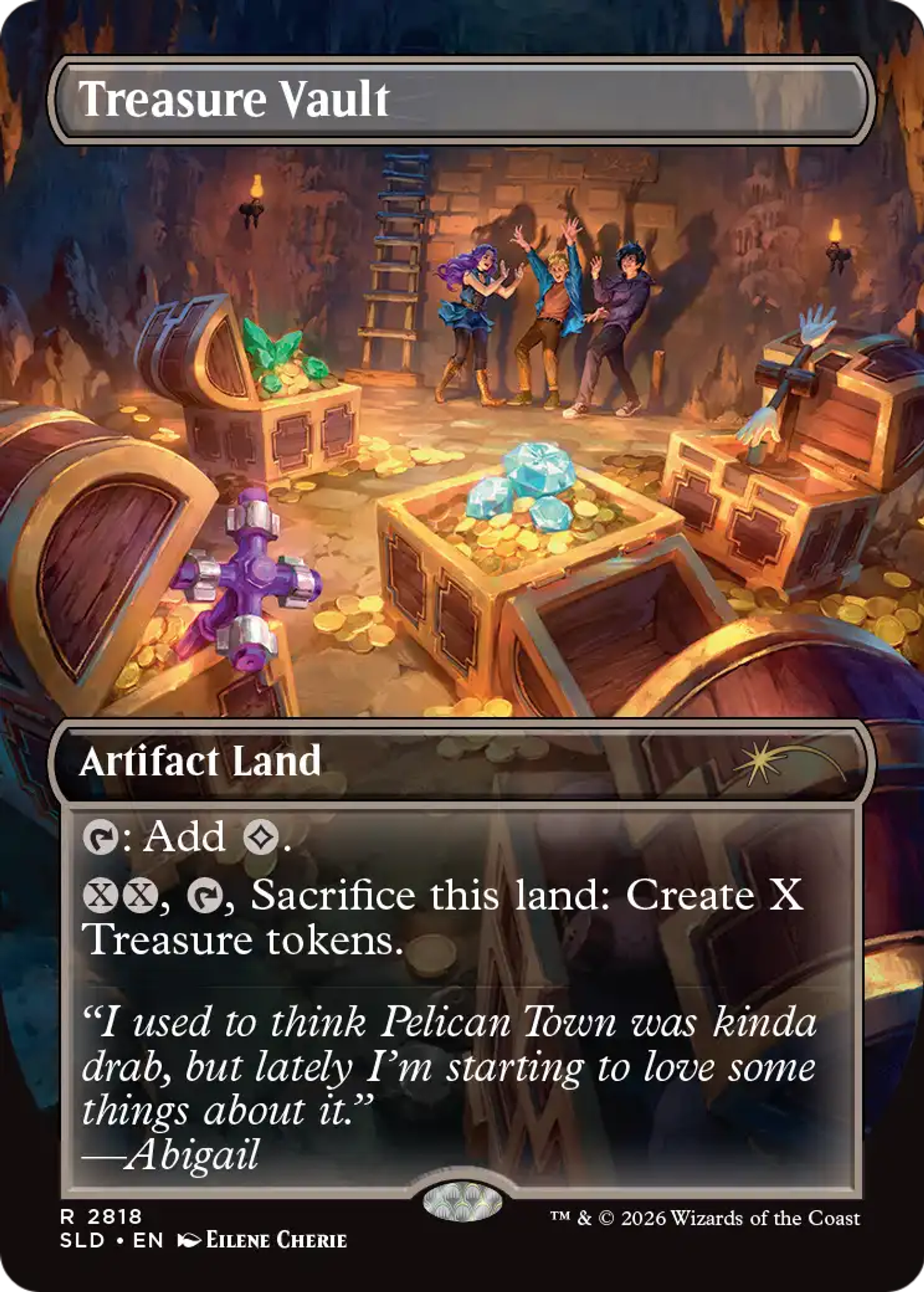 Treasure Vault — Secret Lair Drop — Magic: The Gathering