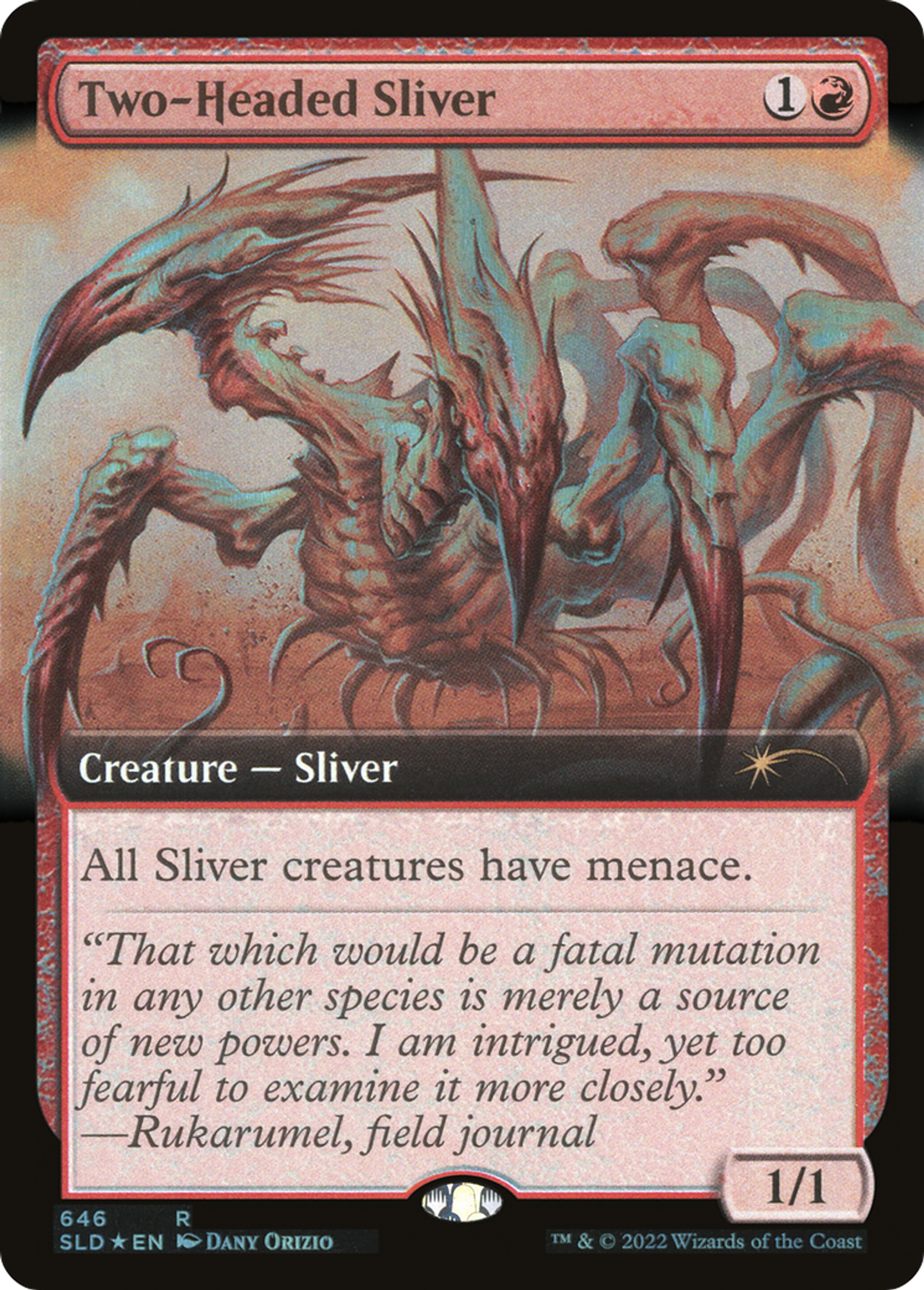 Two-Headed Sliver — Secret Lair Drop — Magic: The Gathering