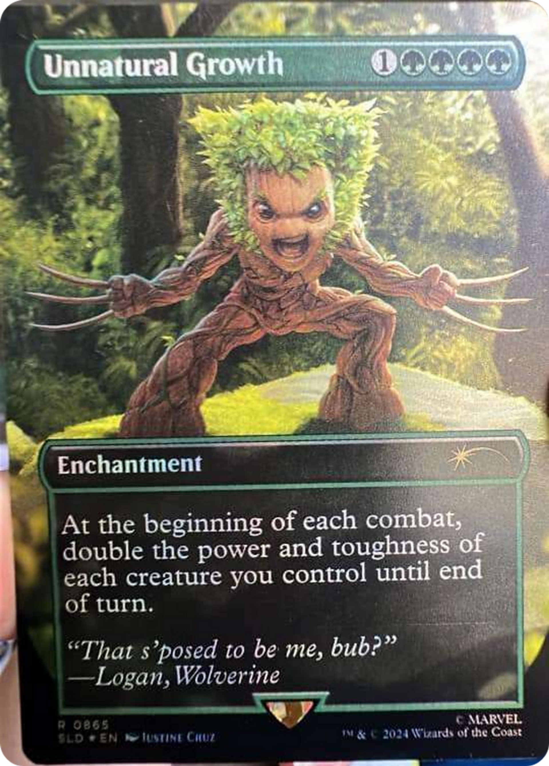 Unnatural Growth — Secret Lair Drop — Magic: The Gathering