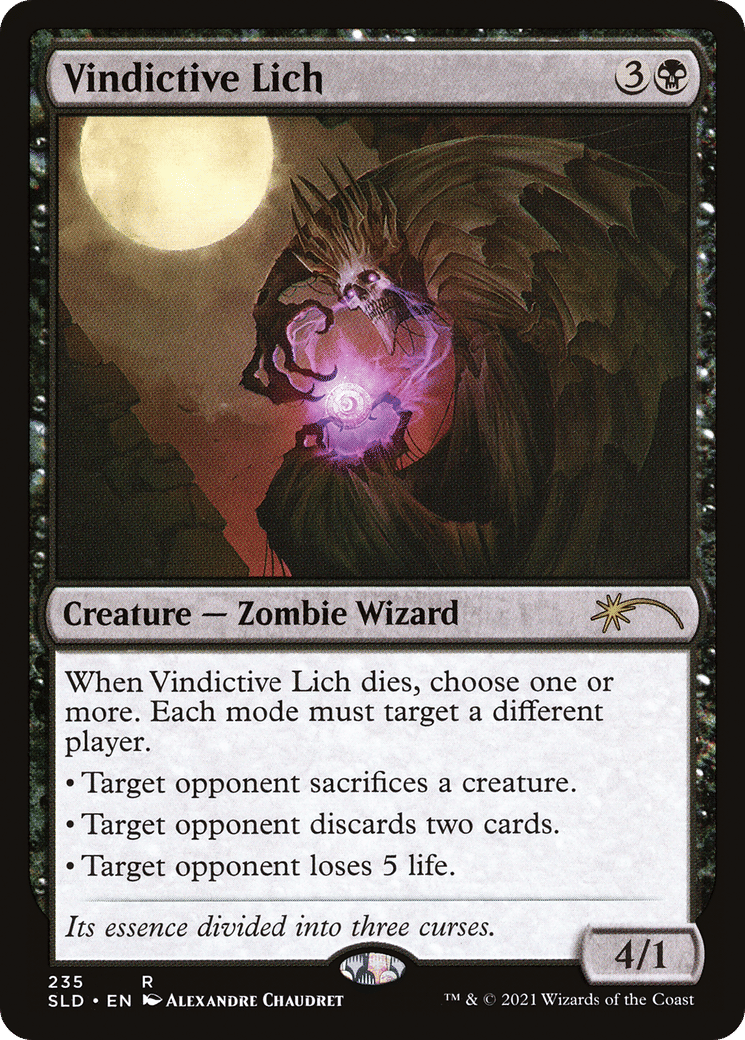 Vindictive Lich — Secret Lair Drop — Magic: The Gathering