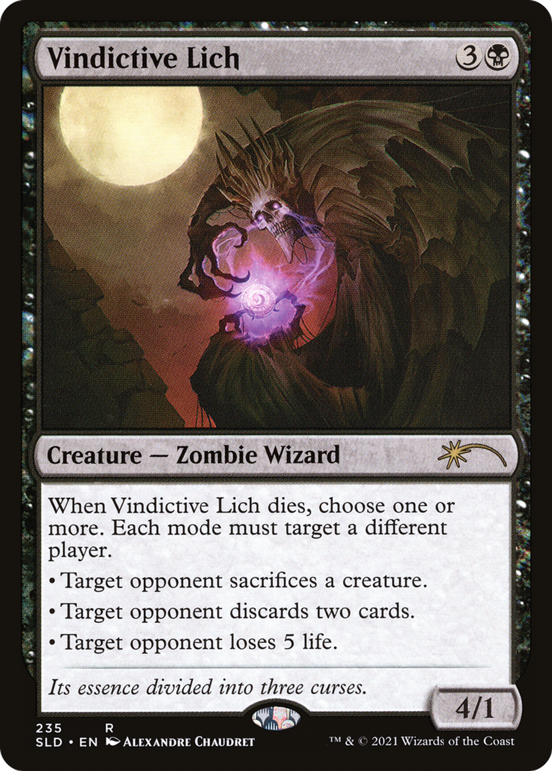 Liche vindicative — Secret Lair Drop — Magic: The Gathering