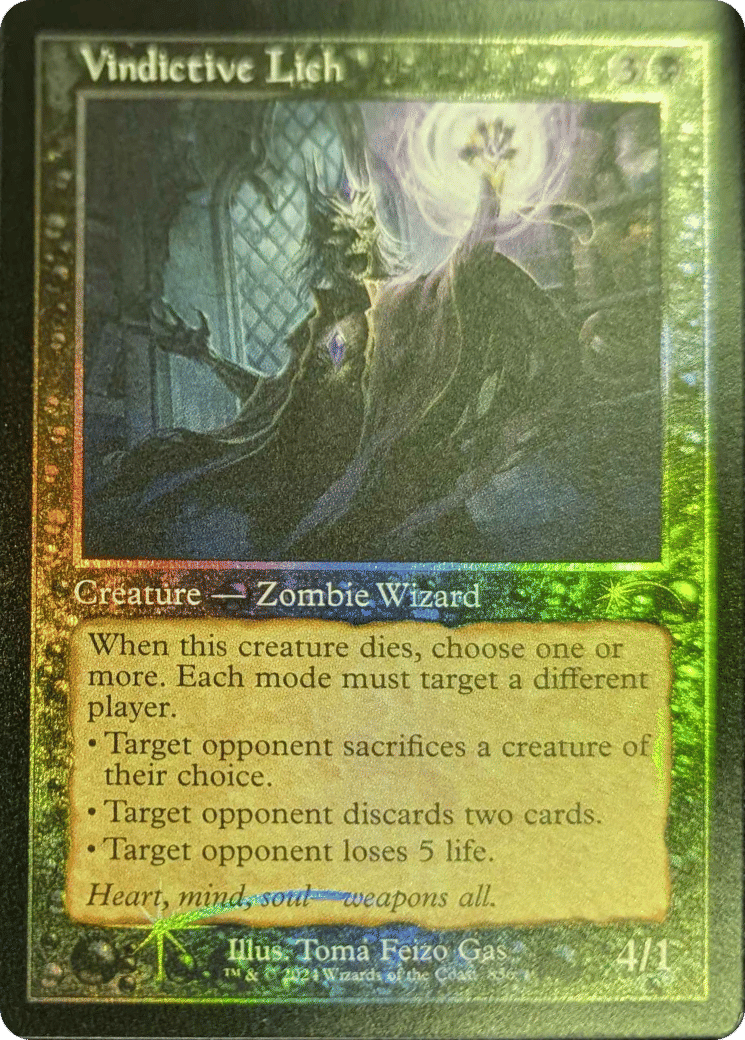 Vindictive Lich — Secret Lair Drop — Magic: The Gathering