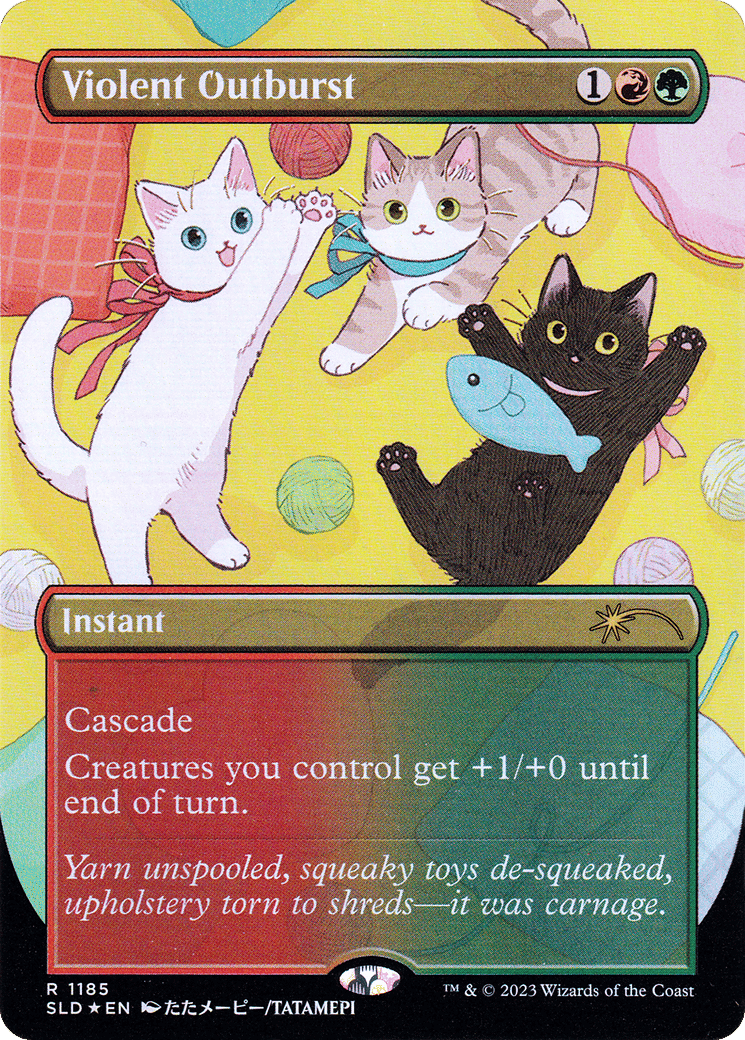 Violent Outburst — Secret Lair Drop — Magic: The Gathering