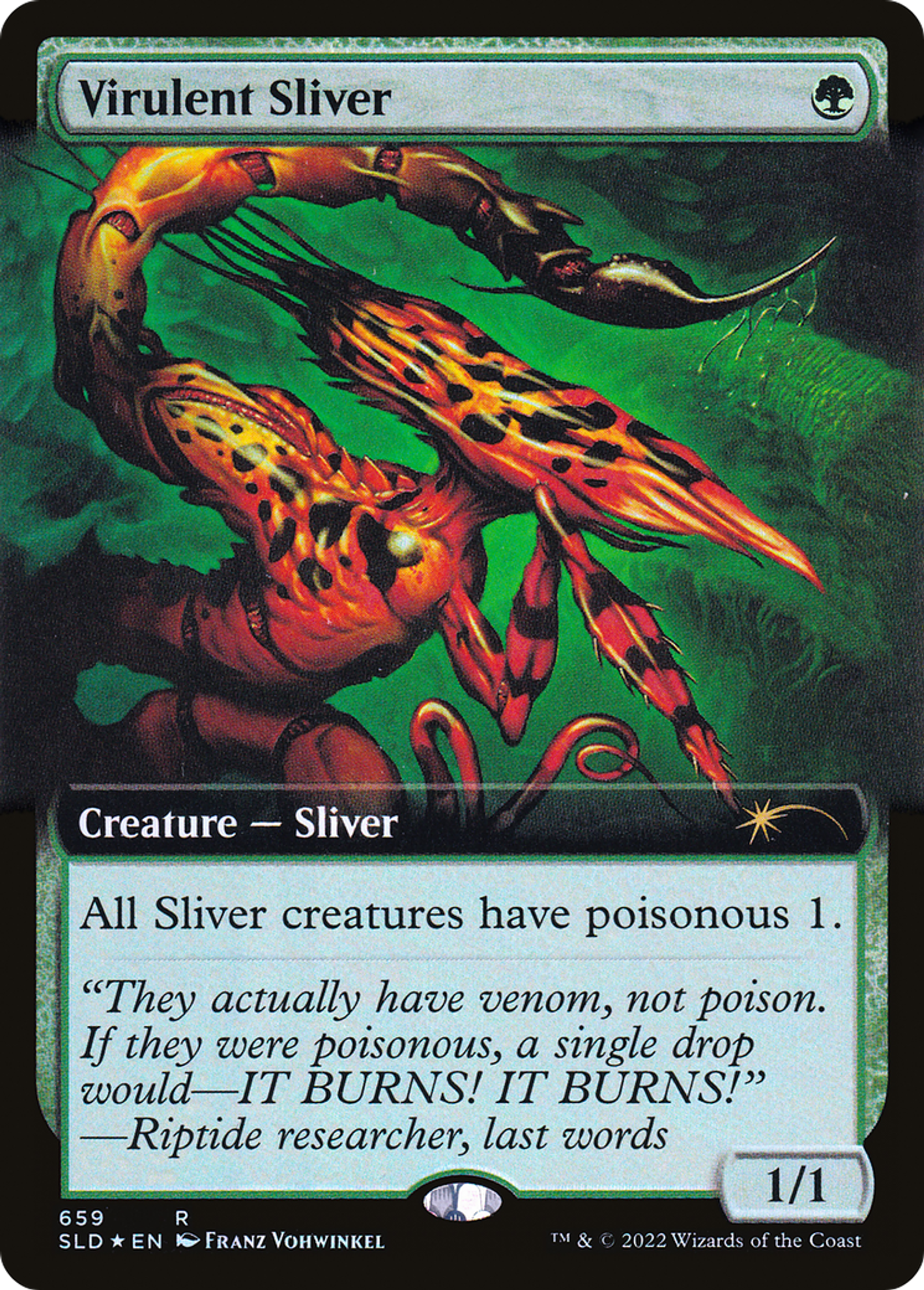 Virulent Sliver — Secret Lair Drop — Magic: The Gathering