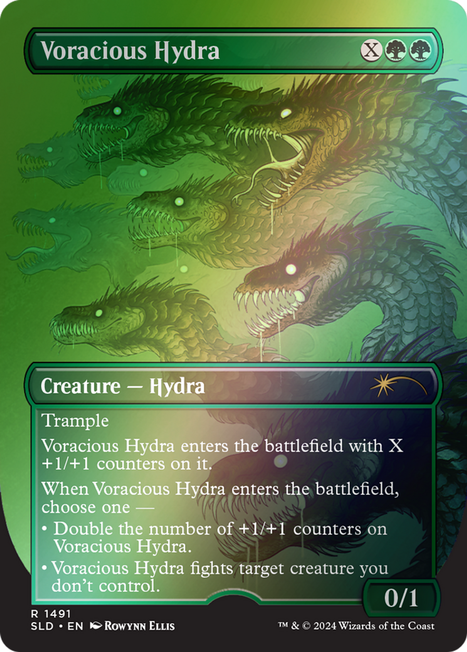 Voracious Hydra — Secret Lair Drop — Magic: The Gathering
