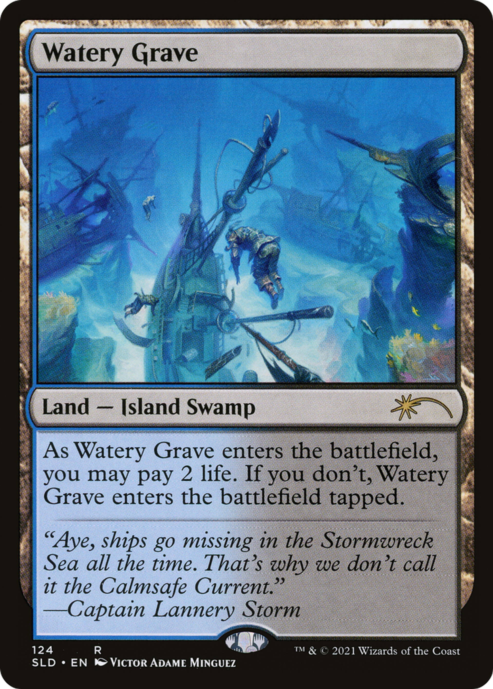 Tombe aquatique — Secret Lair Drop — Magic: The Gathering
