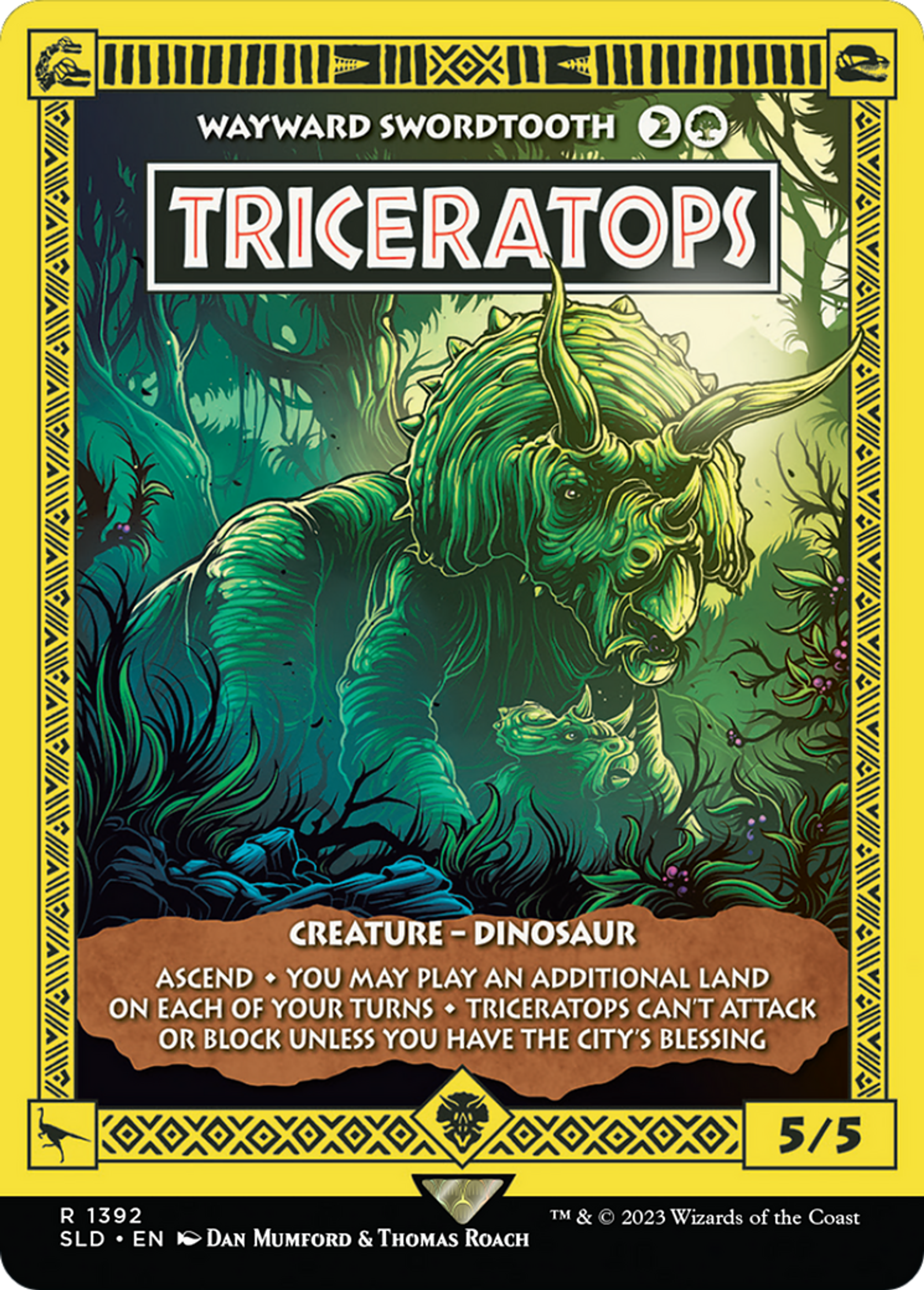 Crocs-de-sabre rétif — Secret Lair Drop — Magic: The Gathering