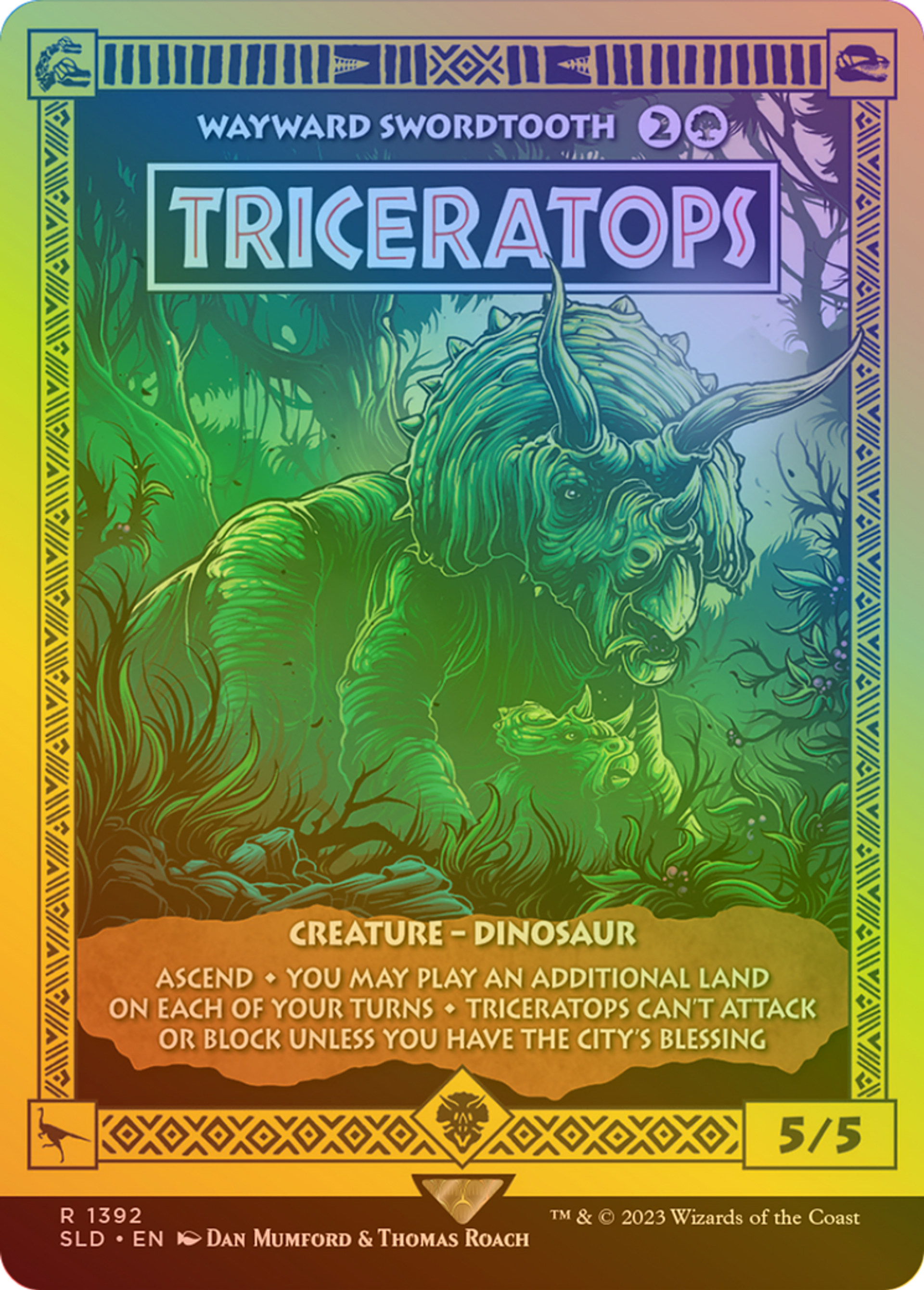 Crocs-de-sabre rétif — Secret Lair Drop — Magic: The Gathering