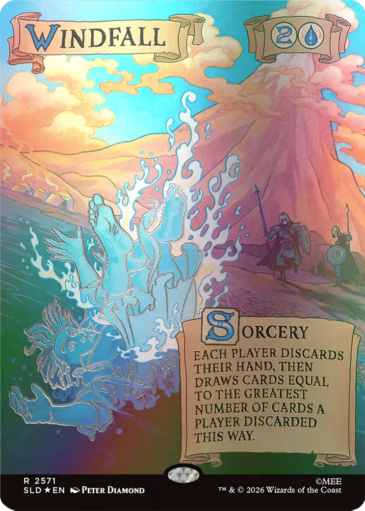 Windfall — Secret Lair Drop — Magic: The Gathering