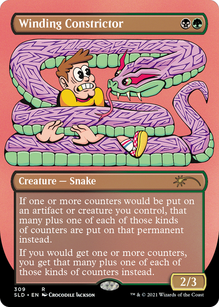 Winding Constrictor — Secret Lair Drop — Magic: The Gathering