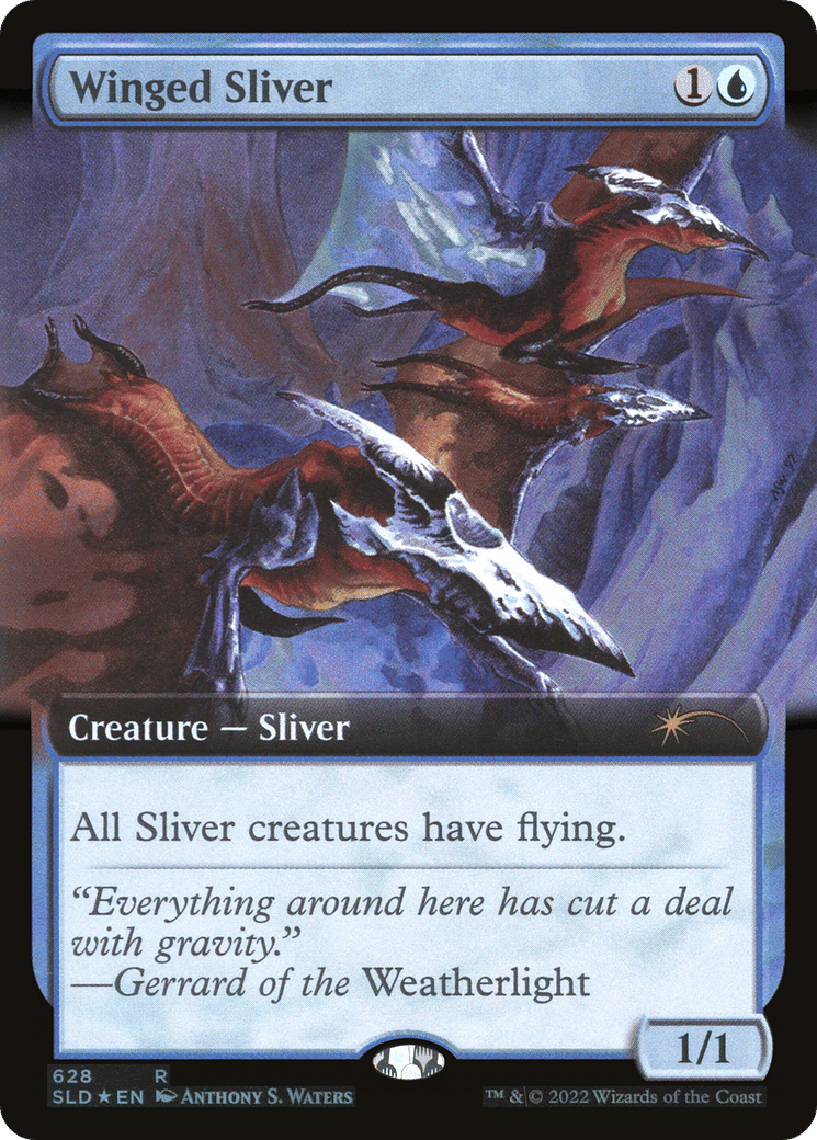 Winged Sliver — Secret Lair Drop — Magic: The Gathering