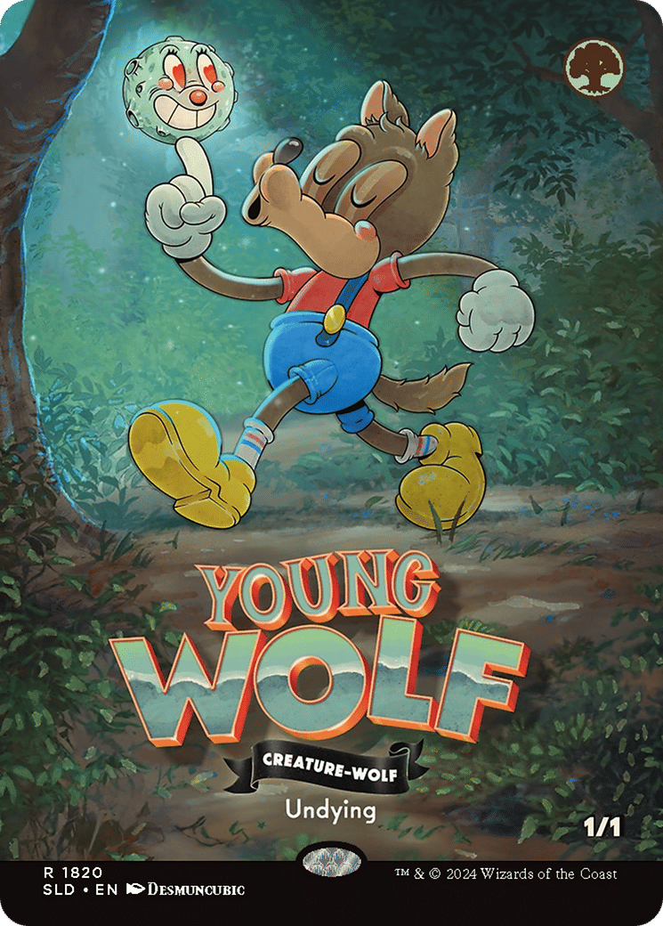 Young Wolf — Secret Lair Drop — Magic: The Gathering