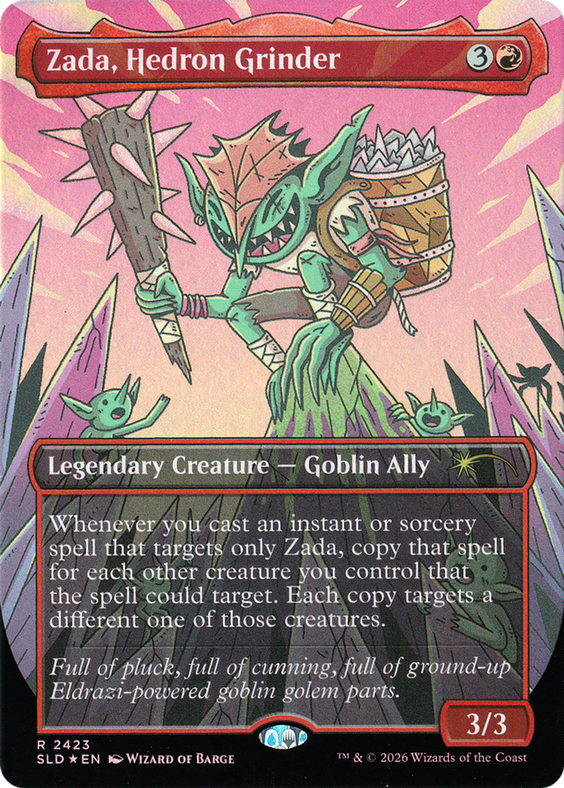 Zada, Hedron Grinder — Secret Lair Drop — Magic: The Gathering