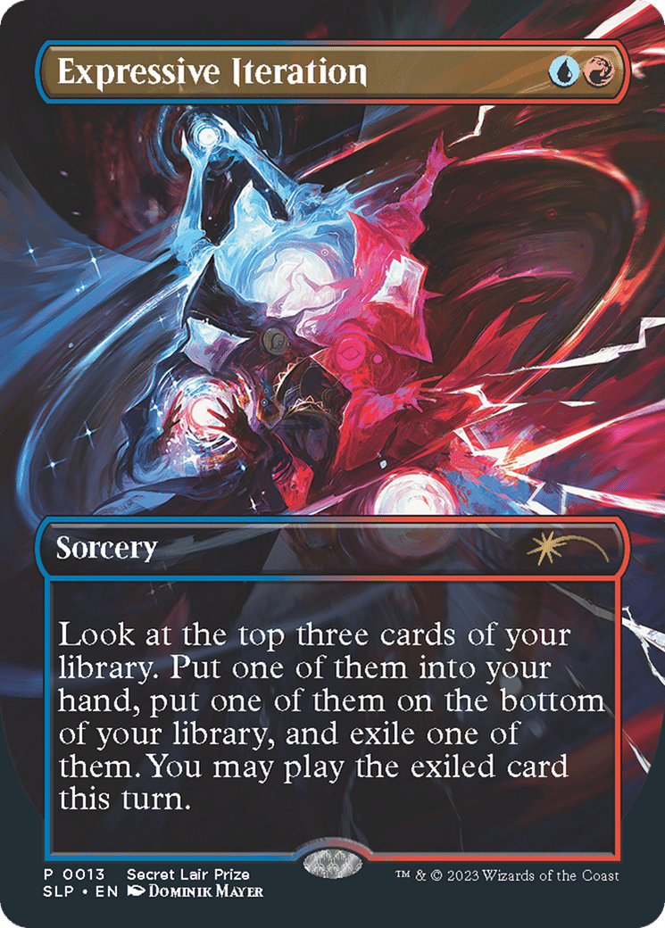 Expressive Iteration — Secret Lair Promo — Magic: The Gathering