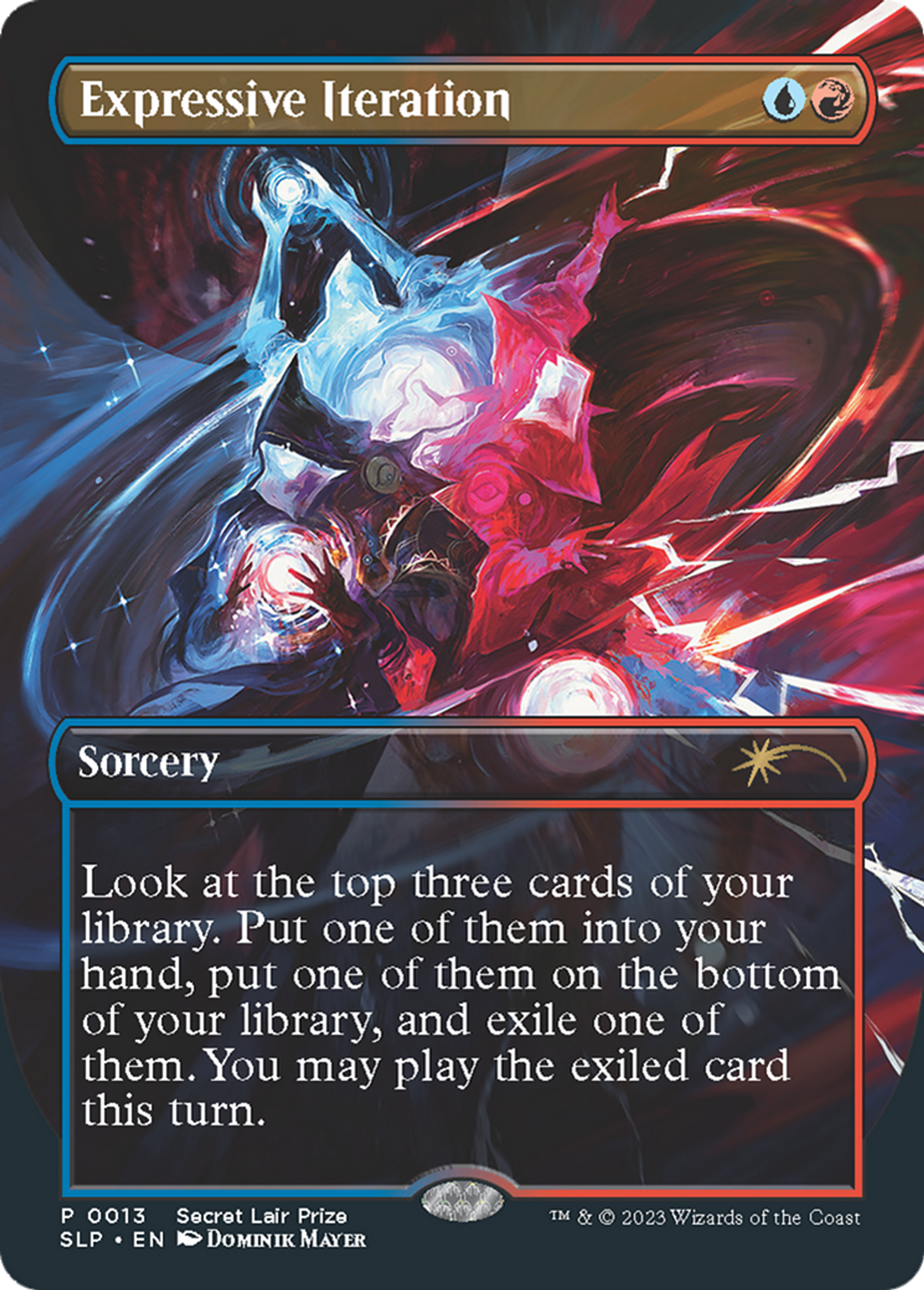 Expressive Iteration — Secret Lair Promo — Magic: The Gathering