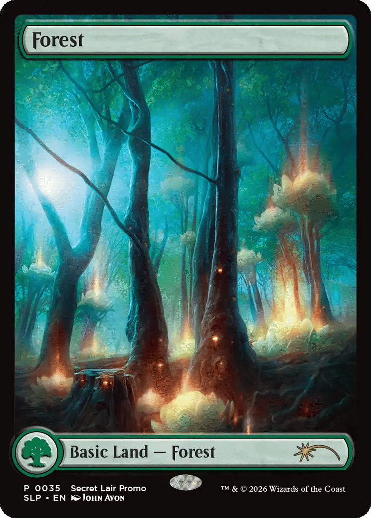 Forest — Secret Lair Promo — Magic: The Gathering