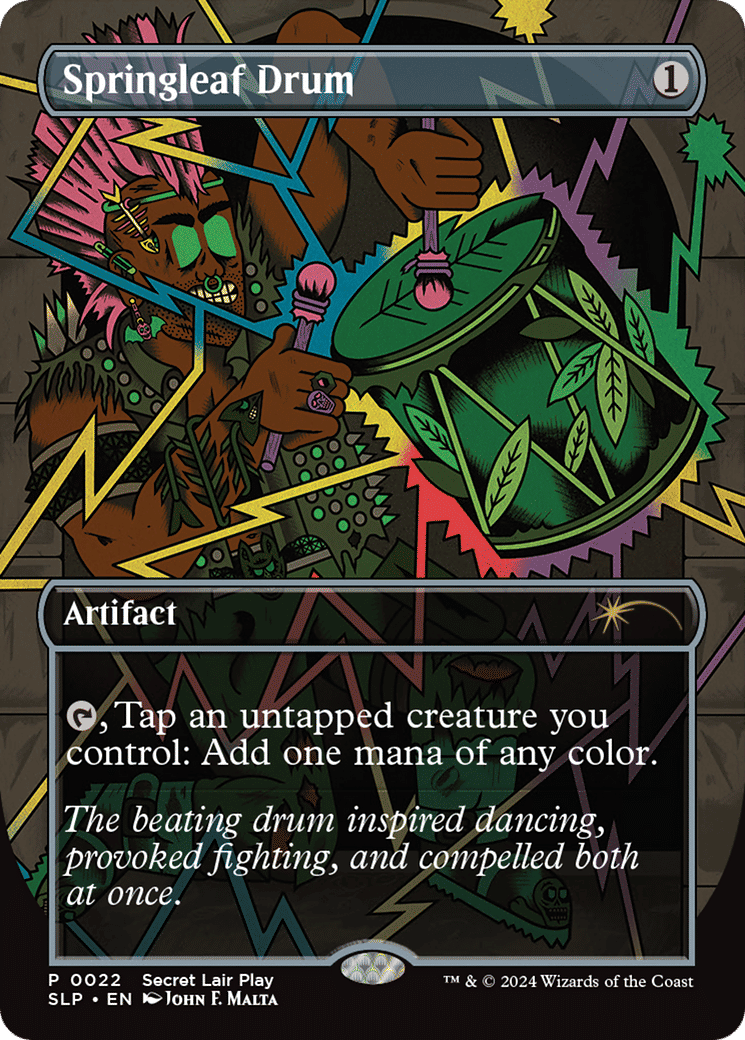 Springleaf Drum — Secret Lair Promo — Magic: The Gathering
