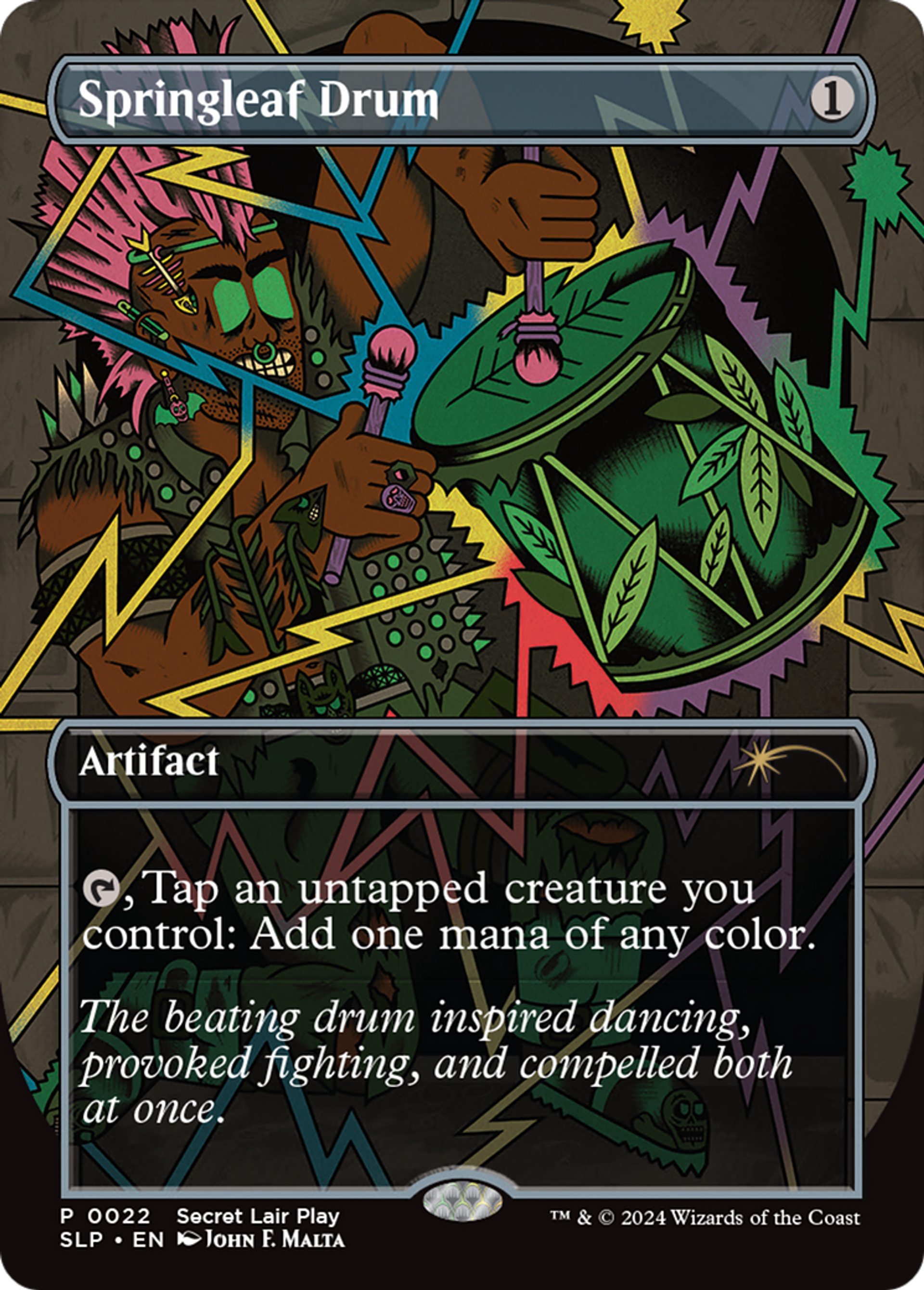 Tambour de sautefeuille — Secret Lair Promo — Magic: The Gathering