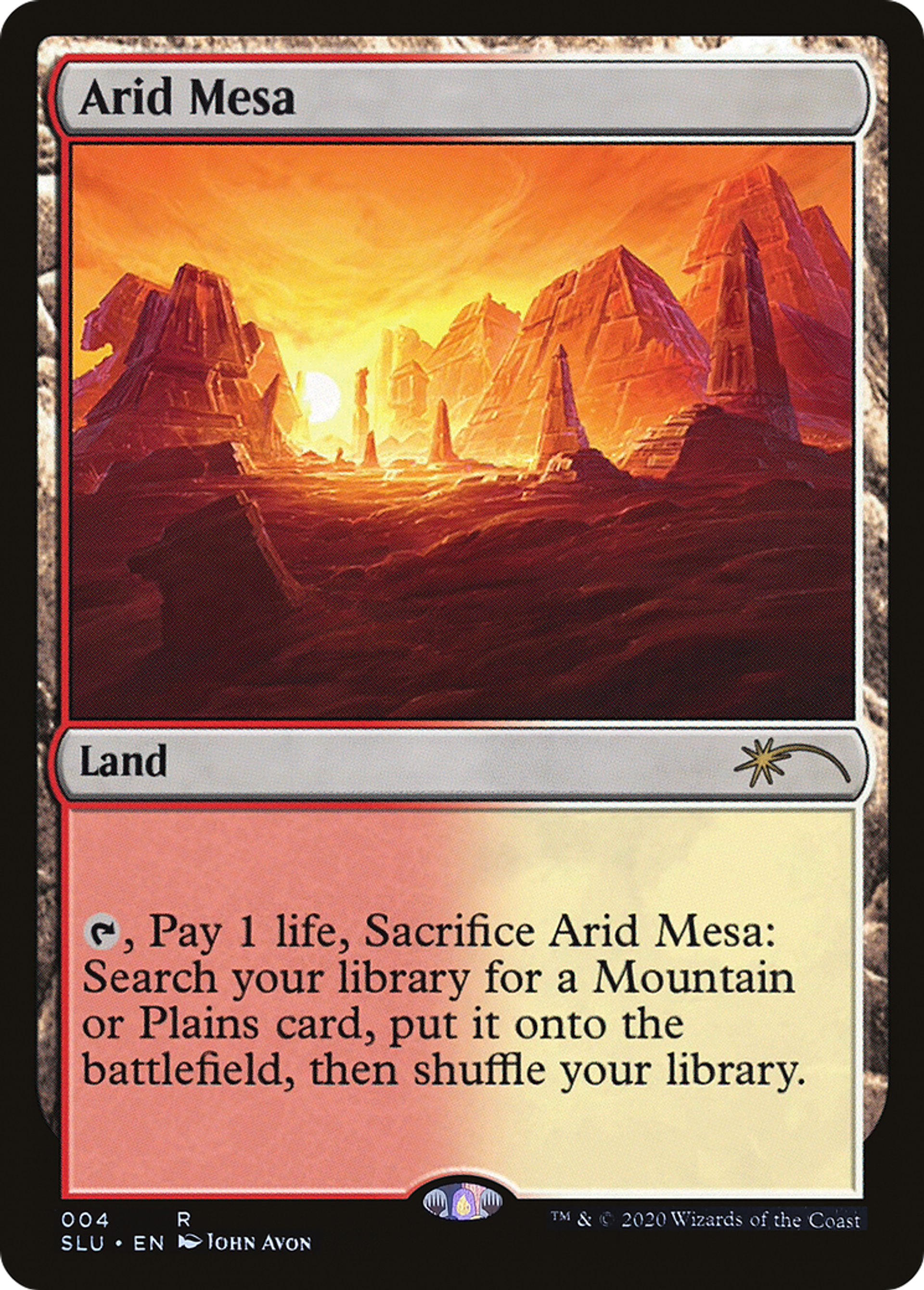 Mesa aride — Secret Lair: Ultimate Edition — Magic: The Gathering