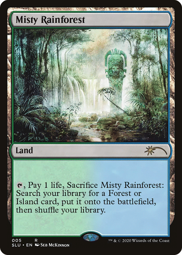 Misty Rainforest — Secret Lair: Ultimate Edition — Magic: The Gathering